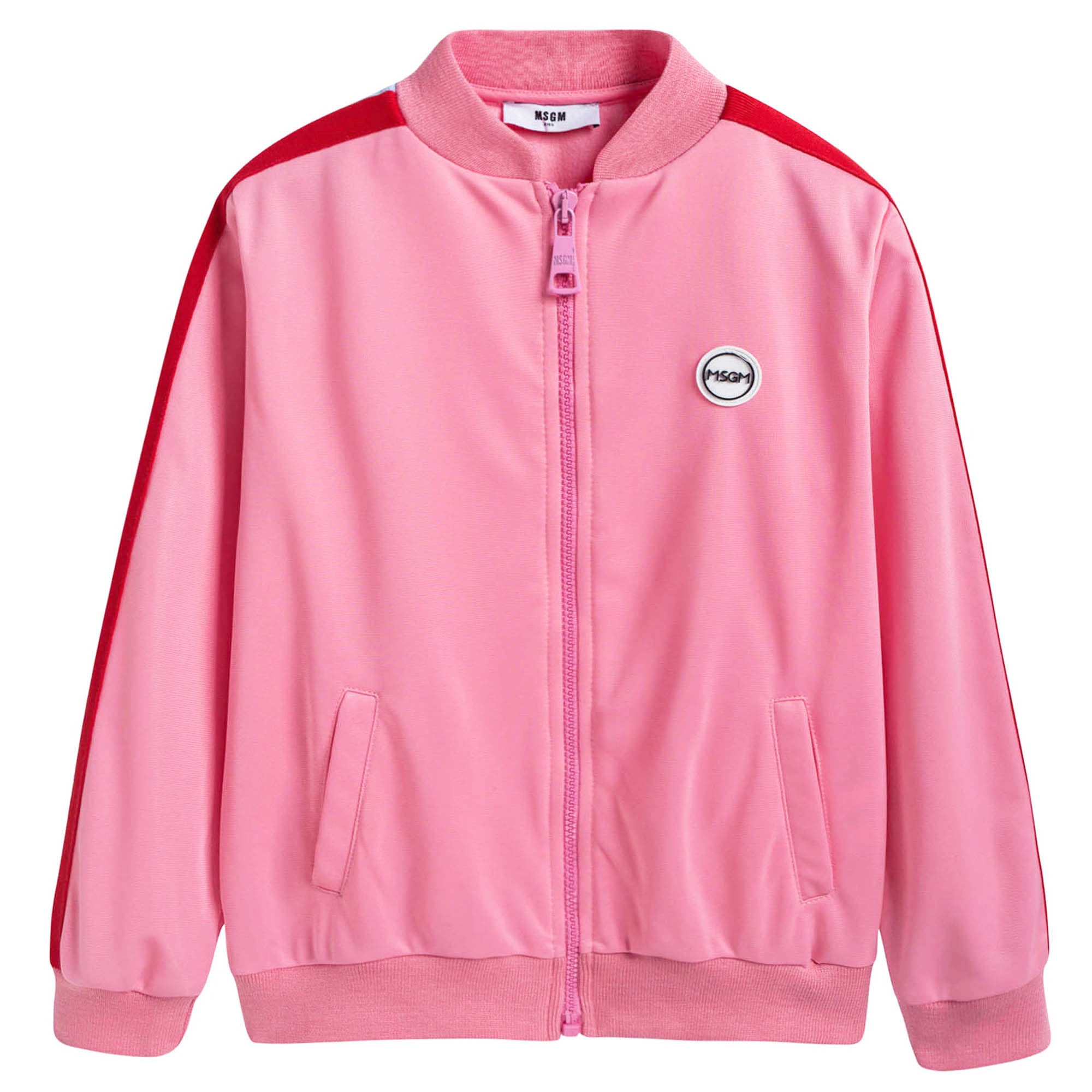Girls  Pink  Logo Triacetat  Unisex  Jacket