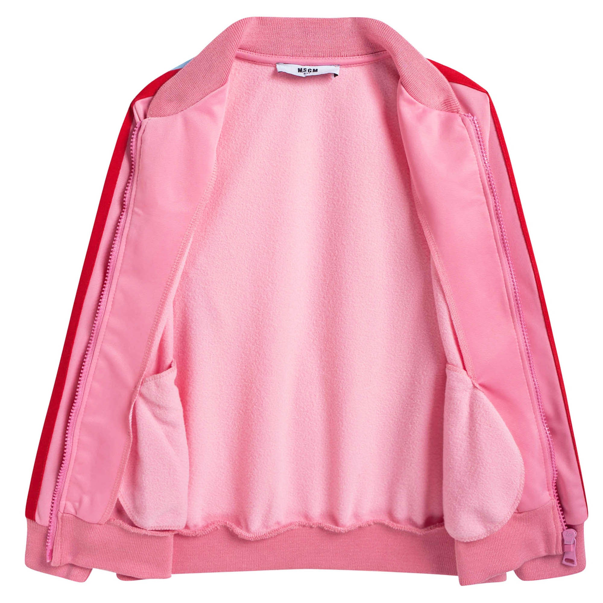 Girls  Pink  Logo Triacetat  Unisex  Jacket