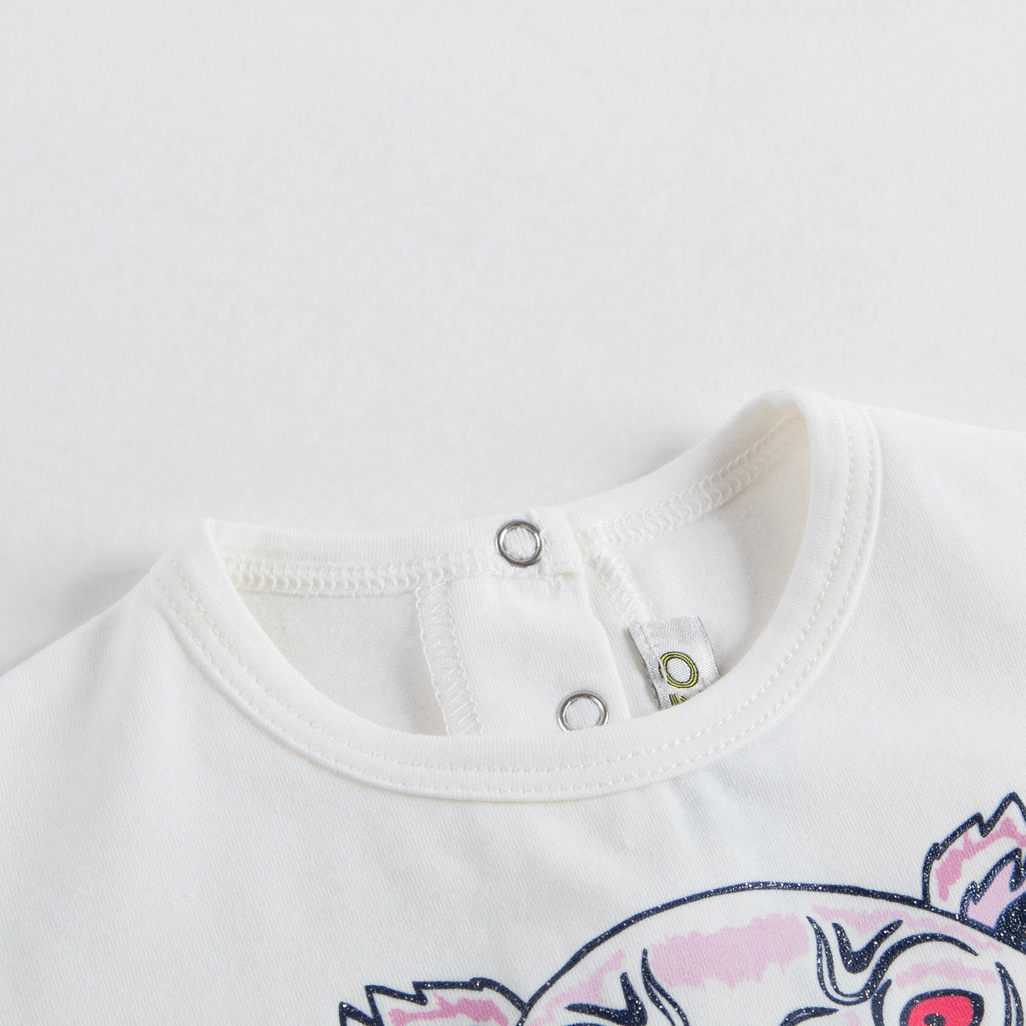 Baby Girls White Tiger T-Shirt