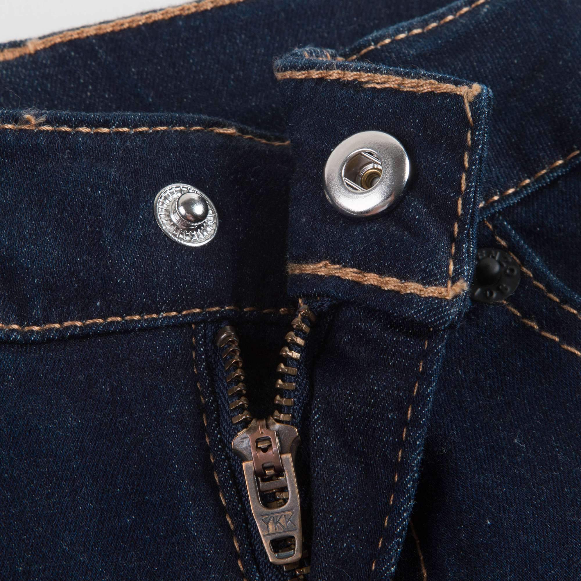 Girls Dark Blue Cotton Trousers