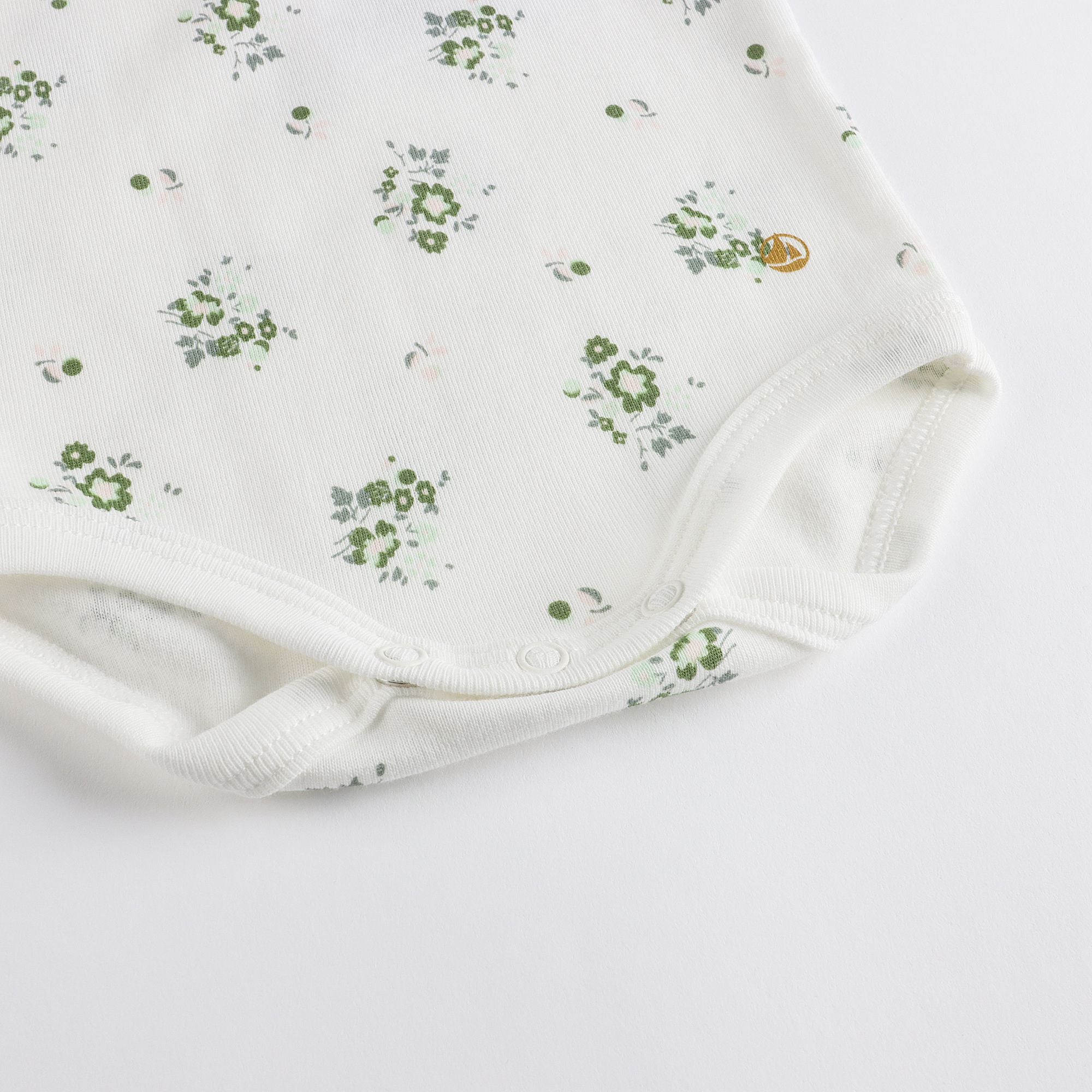 Baby Girls White Cotton Babysuit Set (2 Pack)