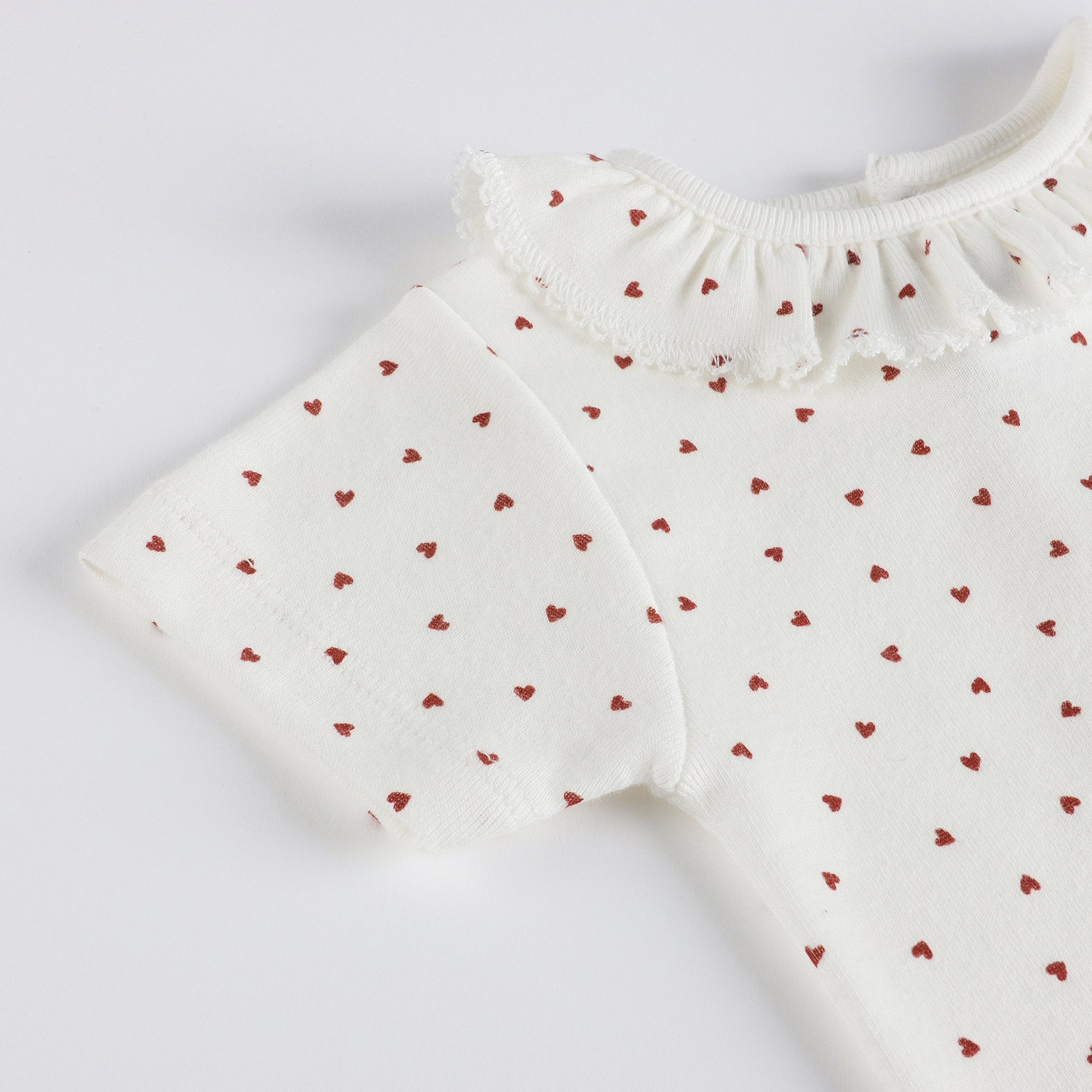 Baby Girls White Cotton Babysuit Set (2 Pack)