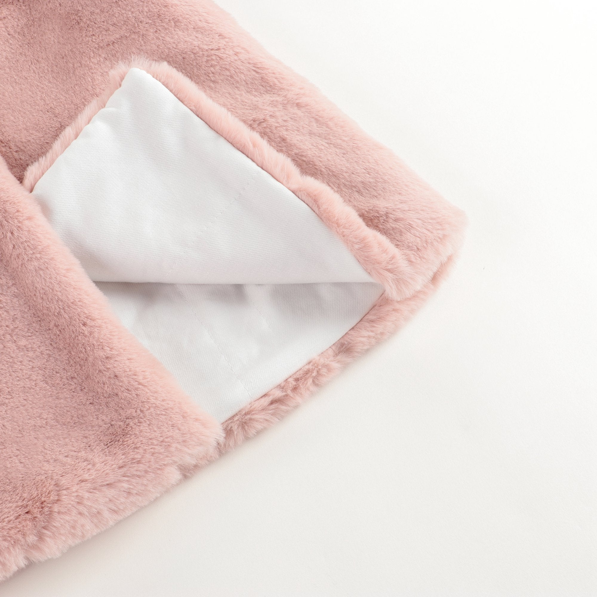 Baby Girls Pink Fur Coat