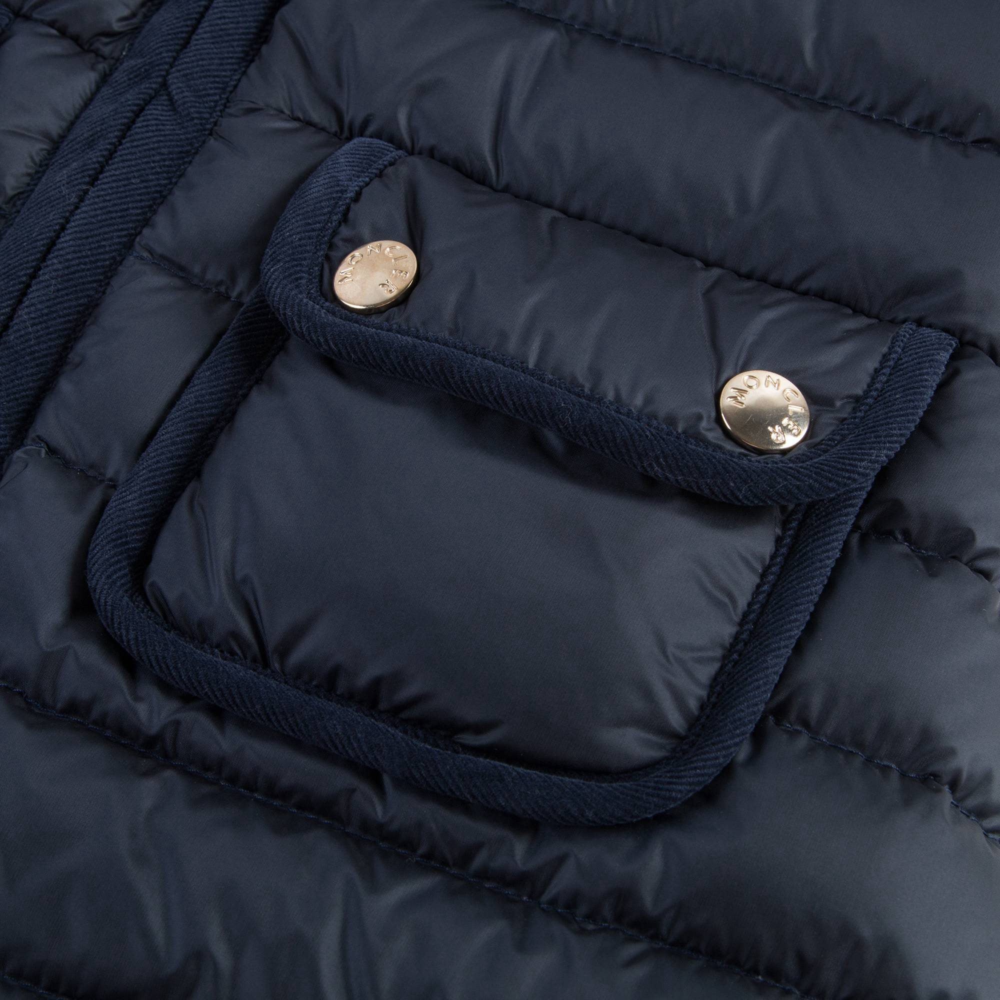 Girls Blue 'Nuages' Down Padded Coat