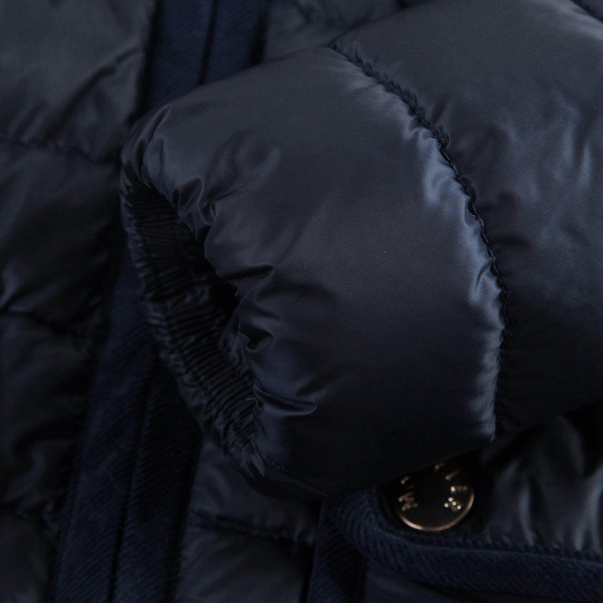 Girls Blue 'Nuages' Down Padded Coat