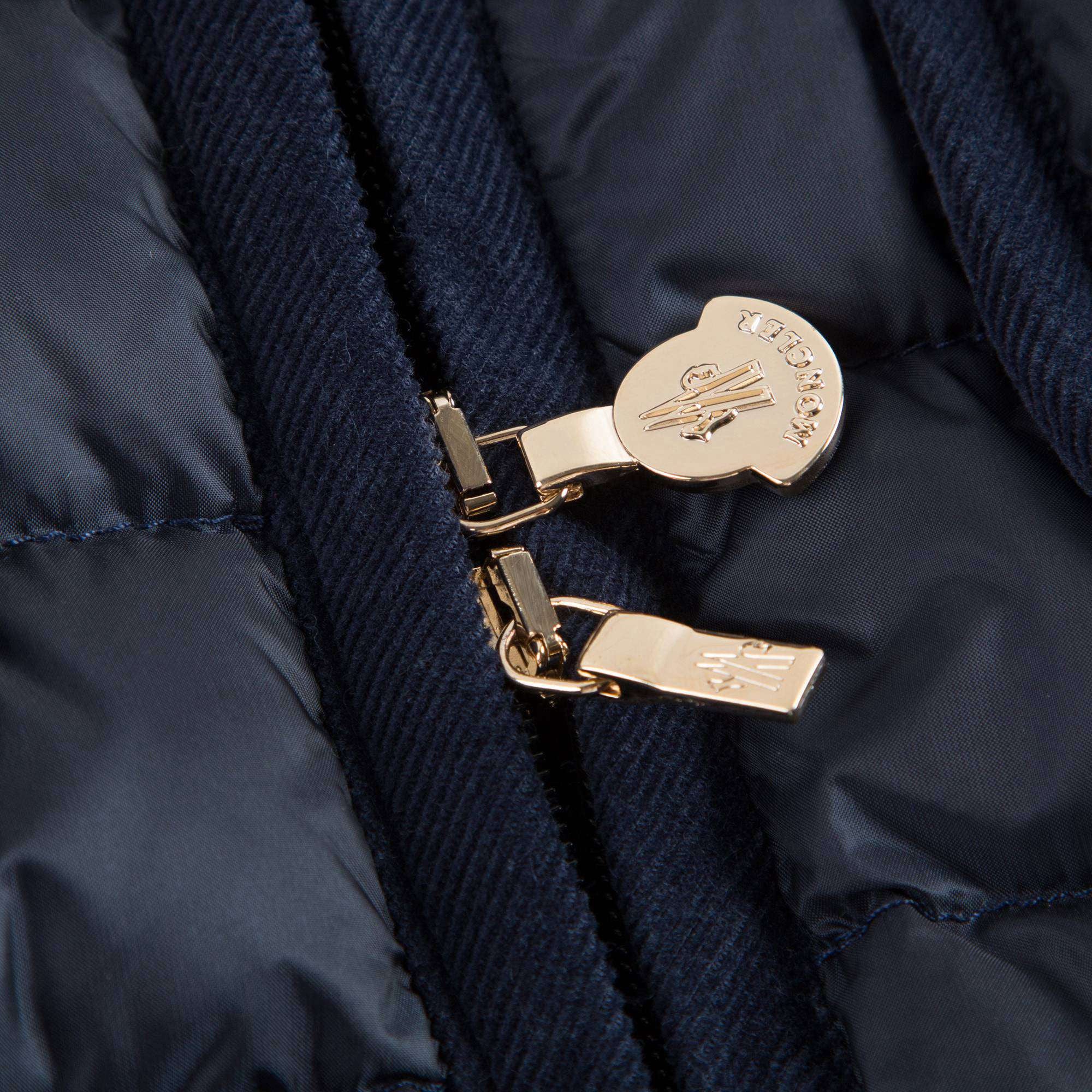 Girls Blue 'Nuages' Down Padded Coat