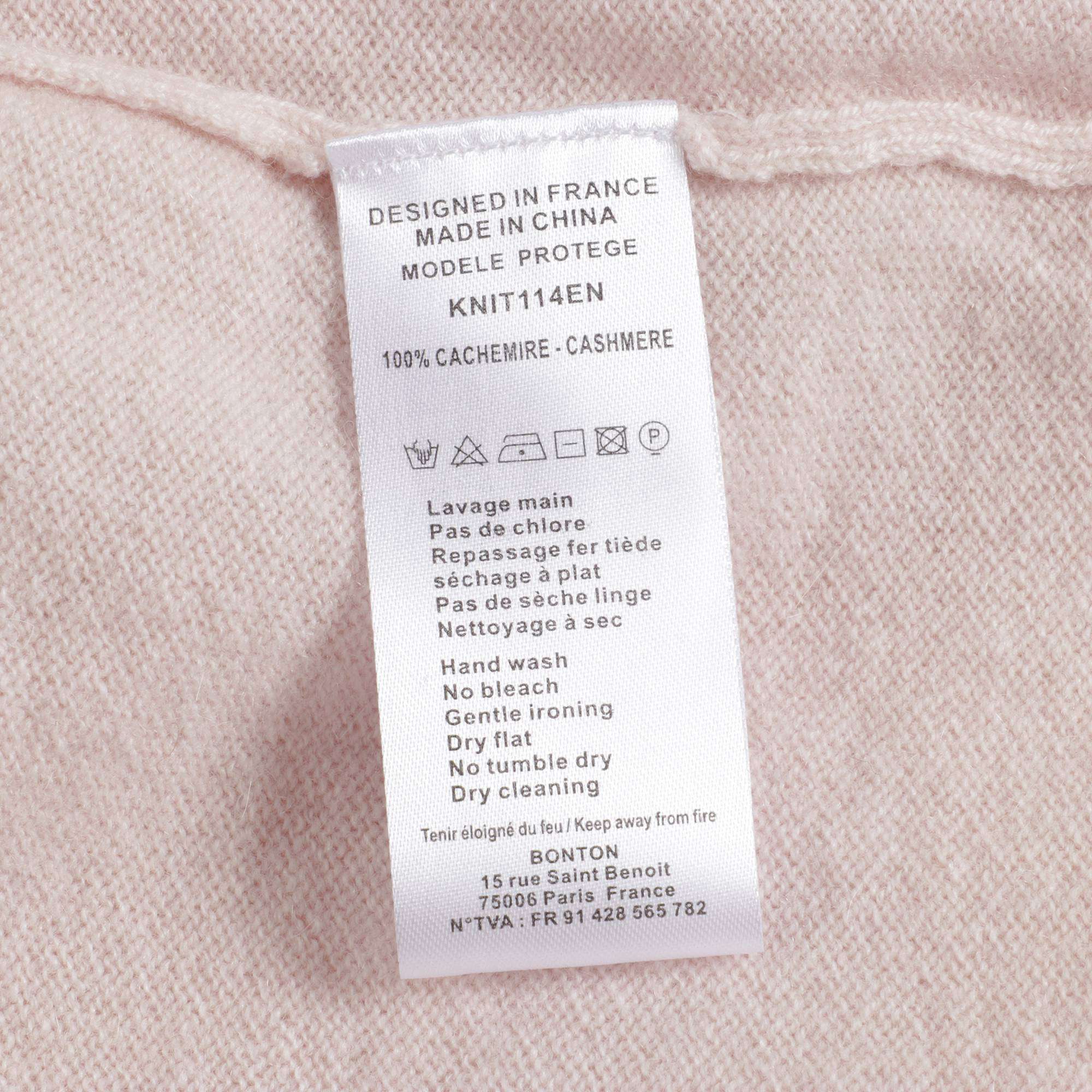 Baby Boys & Girls Pink Cashmere Babysuit