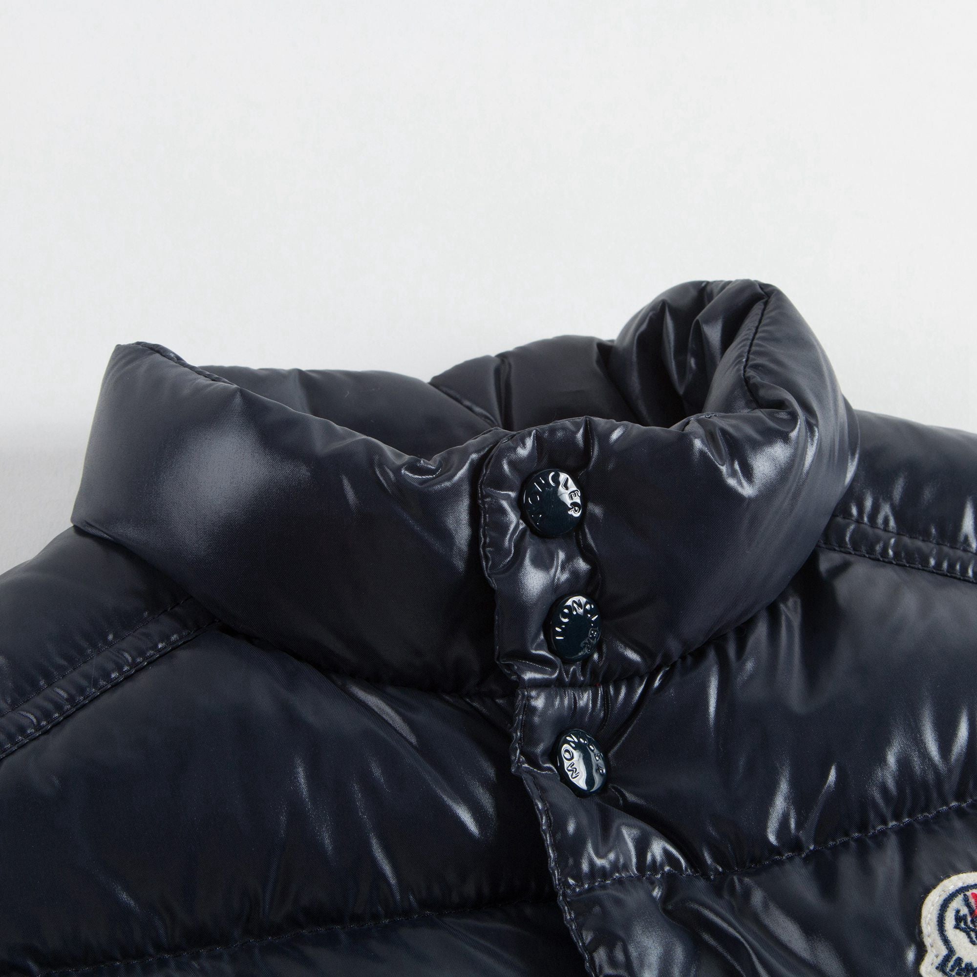 Baby Navy Blue Down Padded 'Tib' Gilet