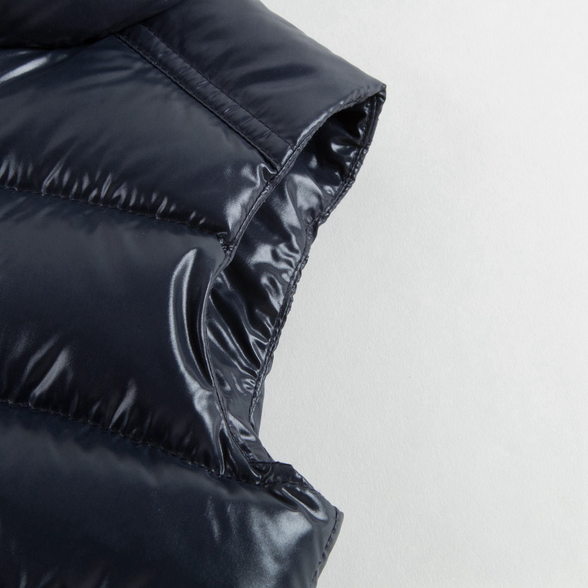 Baby Navy Blue Down Padded 'Tib' Gilet