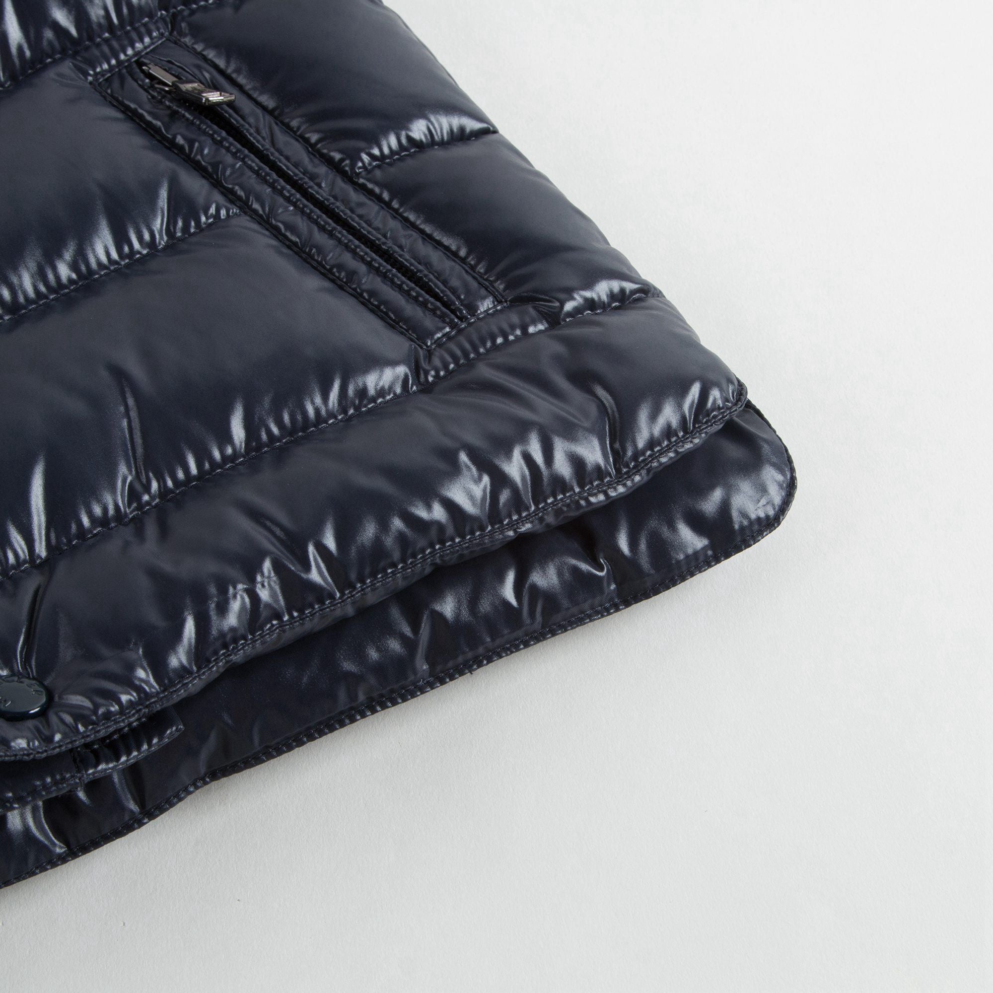 Baby Navy Blue Down Padded 'Tib' Gilet