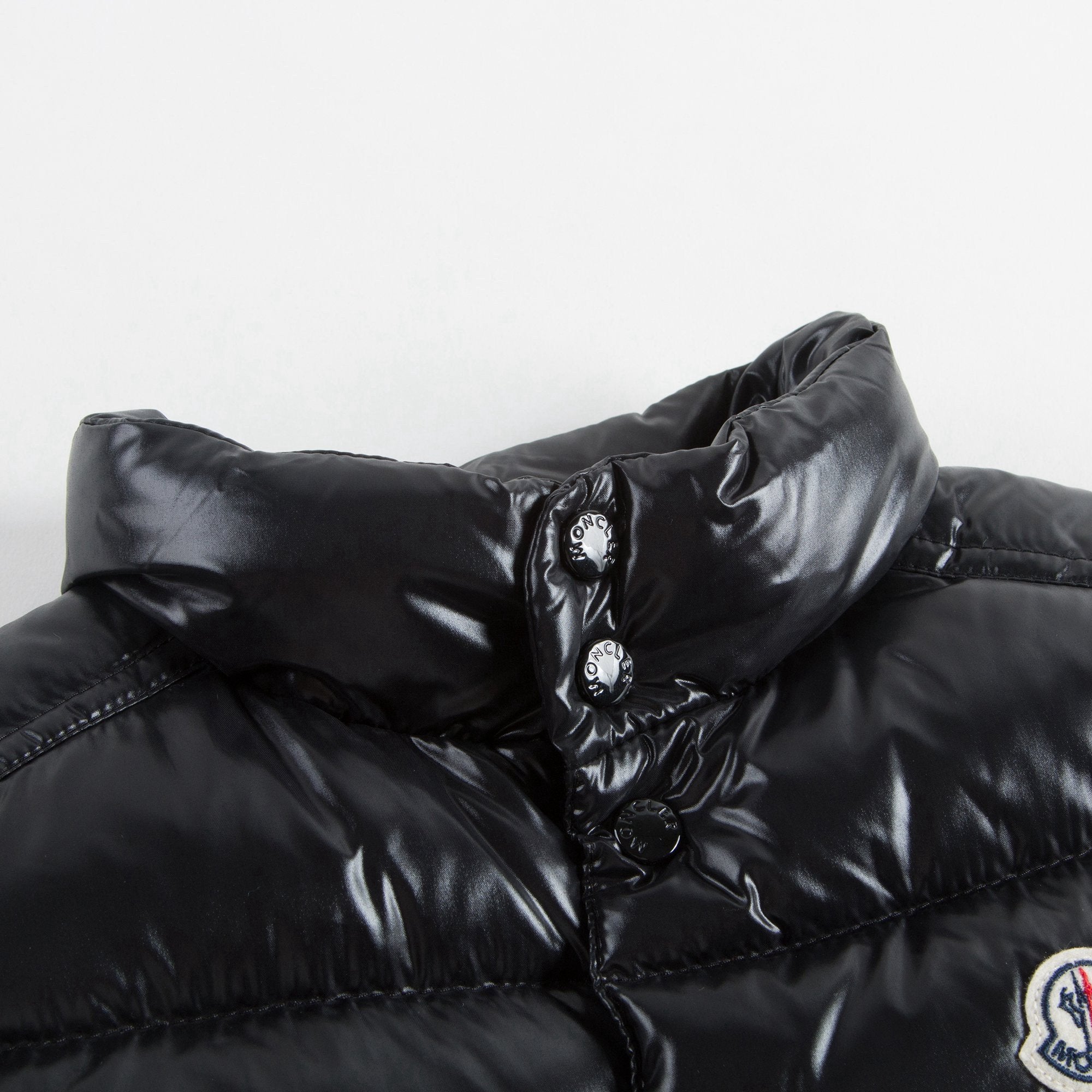 Boys Black "Tib" Padded Down Gilet