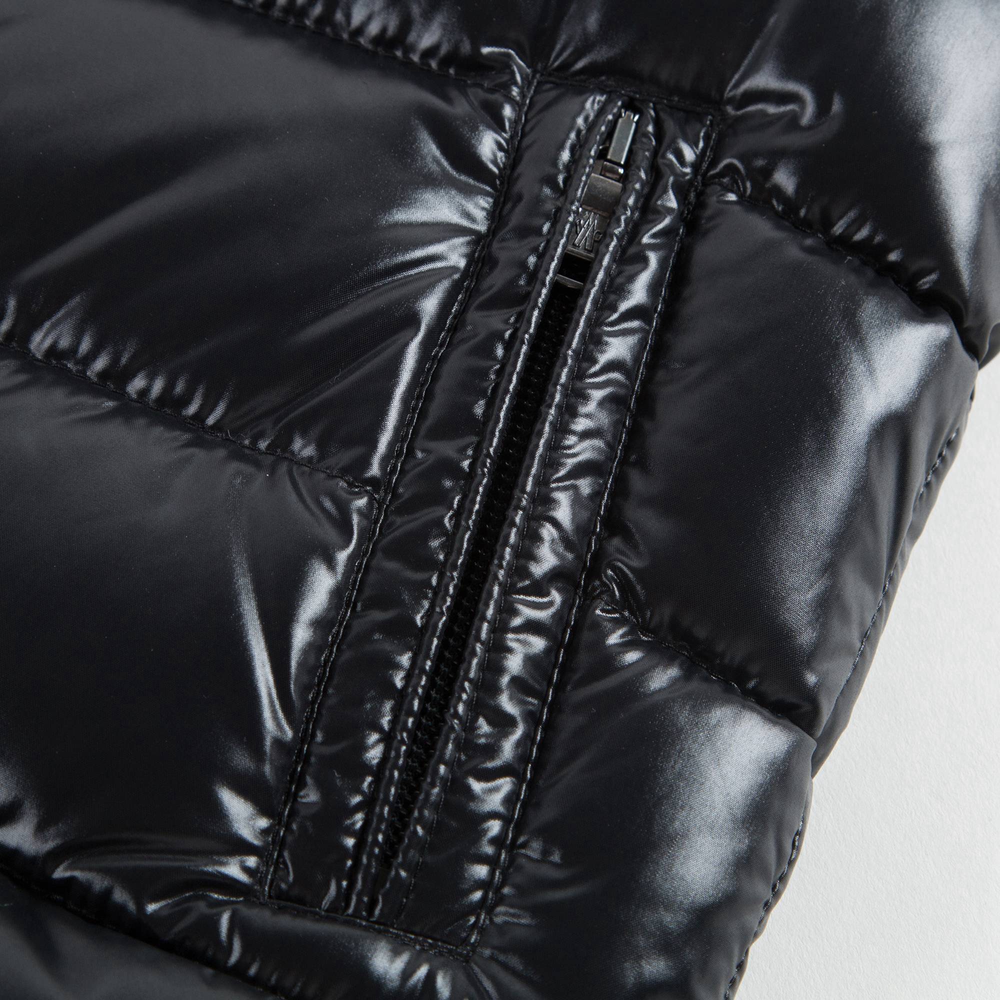 Boys Black "Tib" Padded Down Gilet
