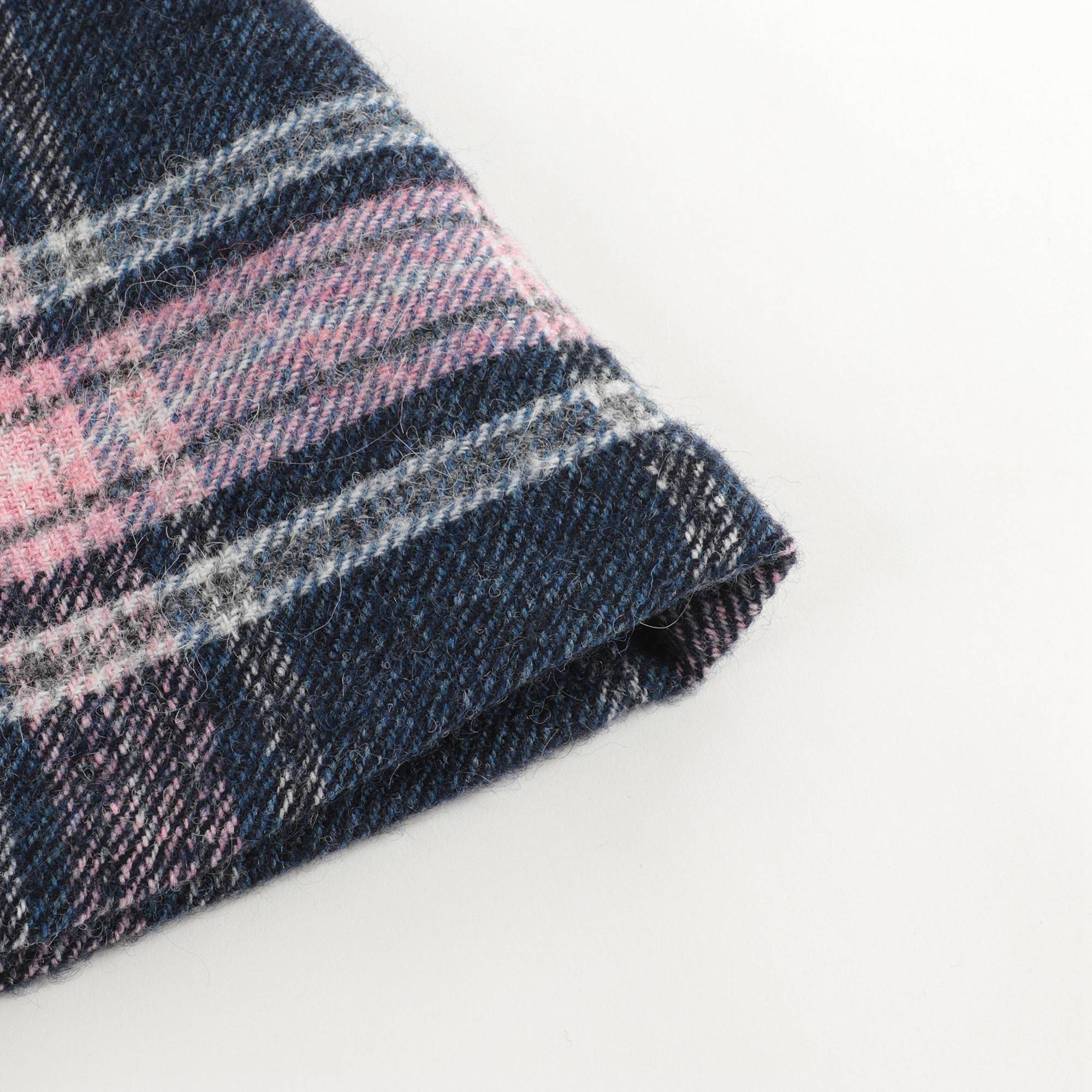Girls Blue Check Wool Skirt