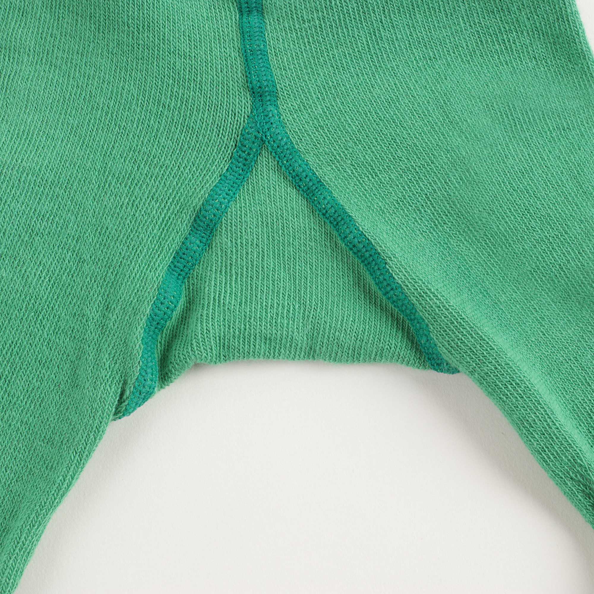 Baby Girls Green Cotton Tights