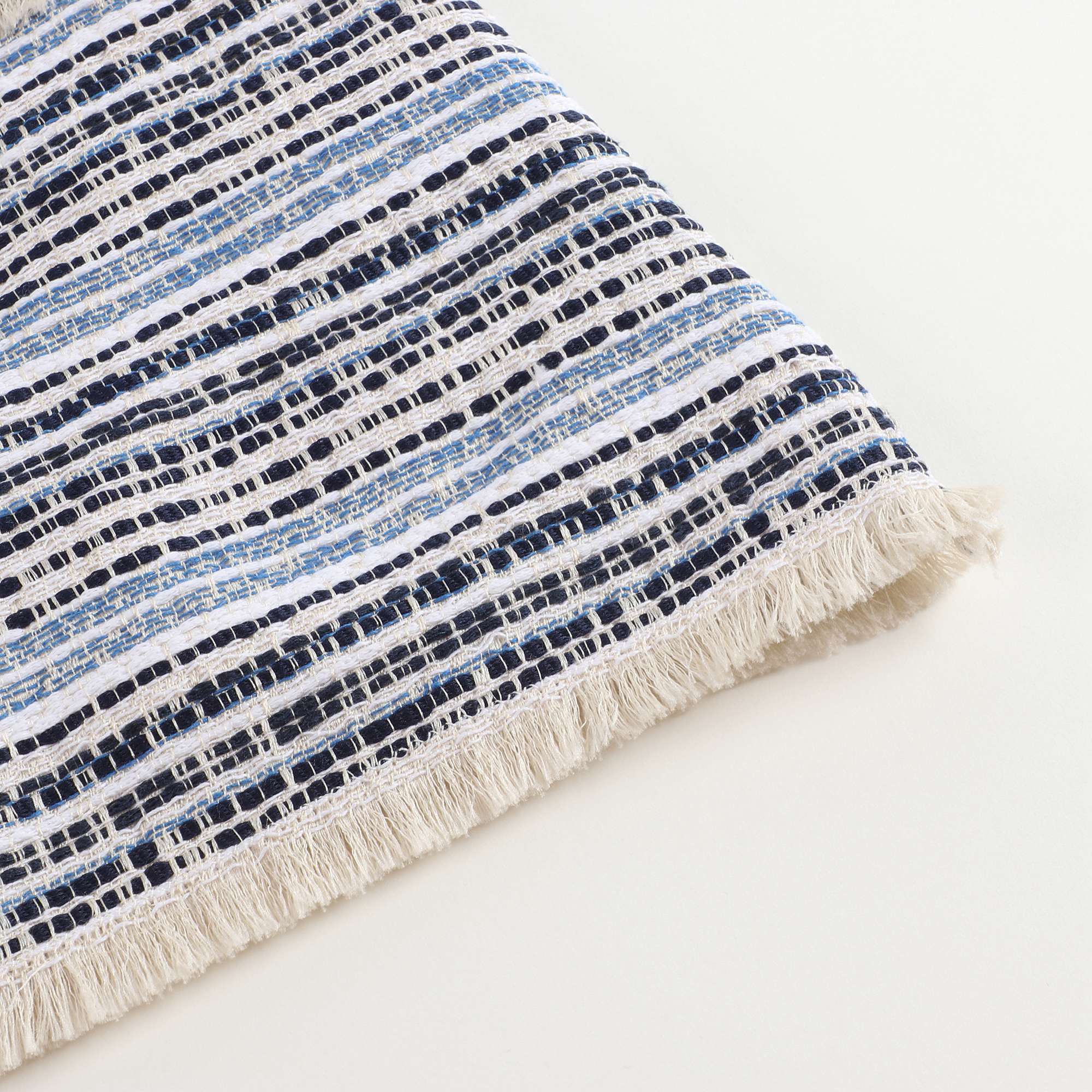 Girls Denim Blue Stripes Dress