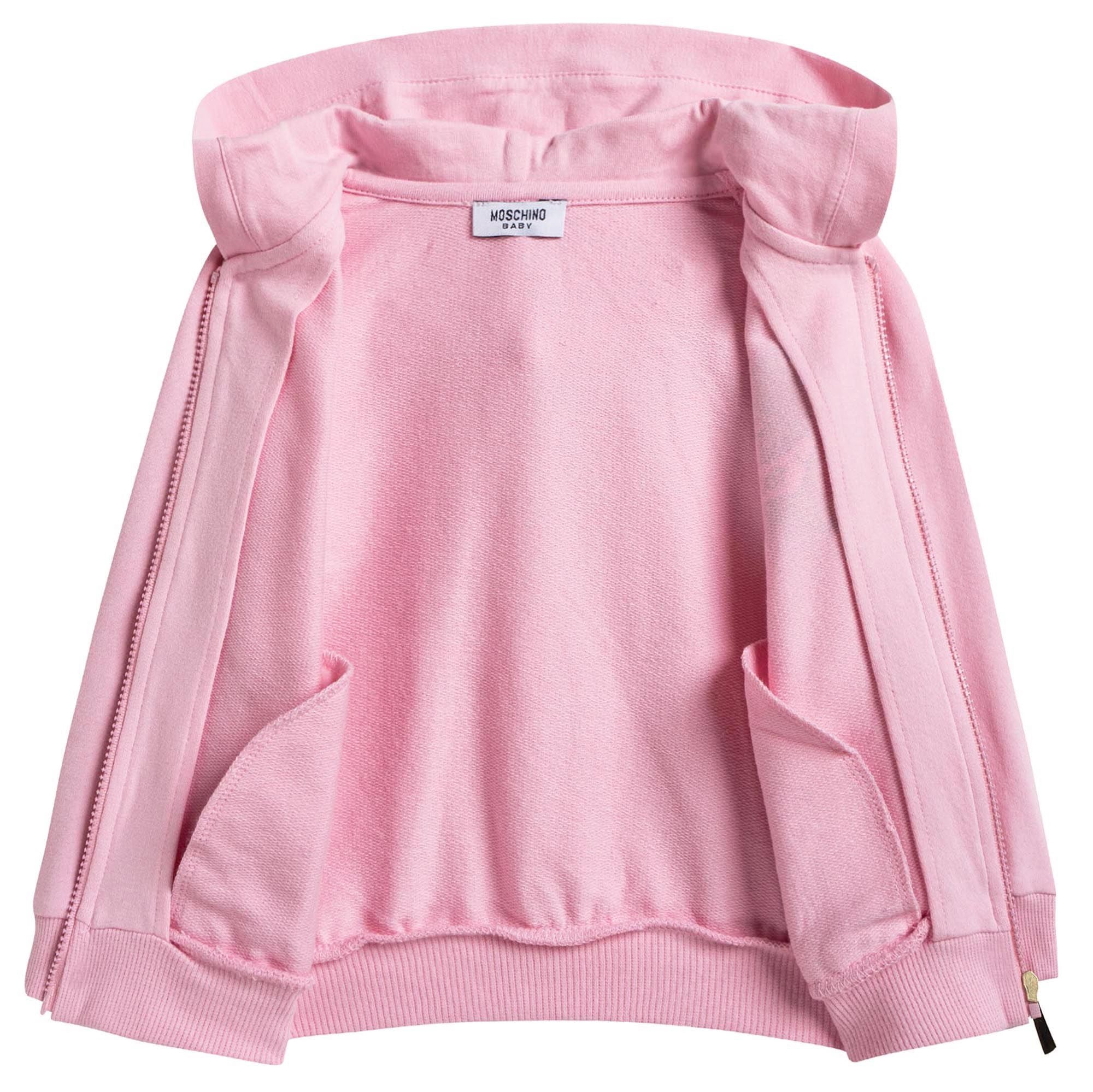 Baby Pink Cotton Toy Tracksuit