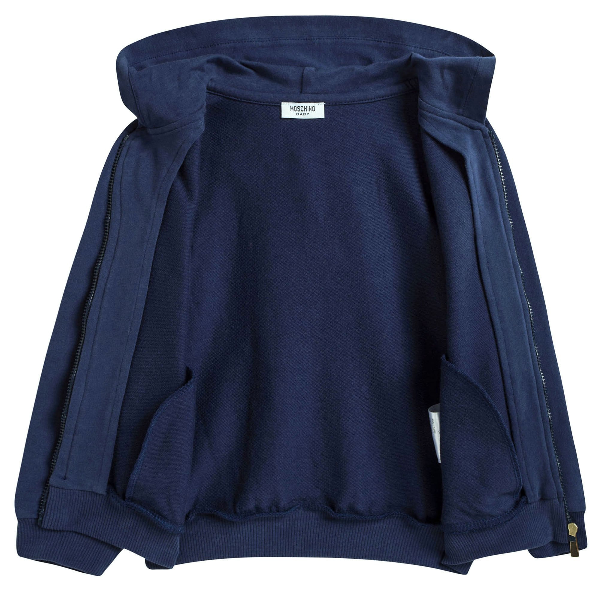 Baby Navy Blue Cotton Toy Tracksuit