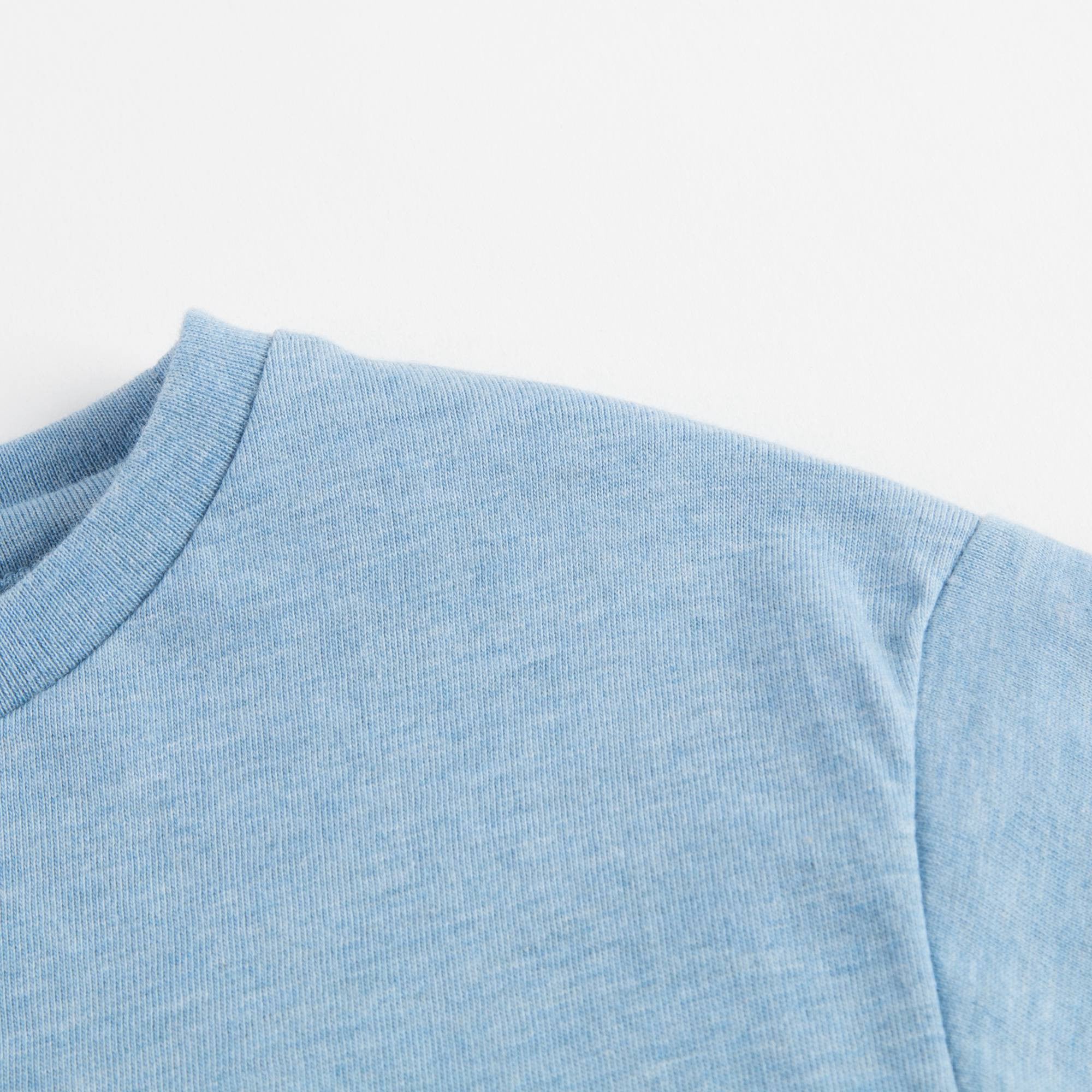 Girls Blue Cotton T-shirt