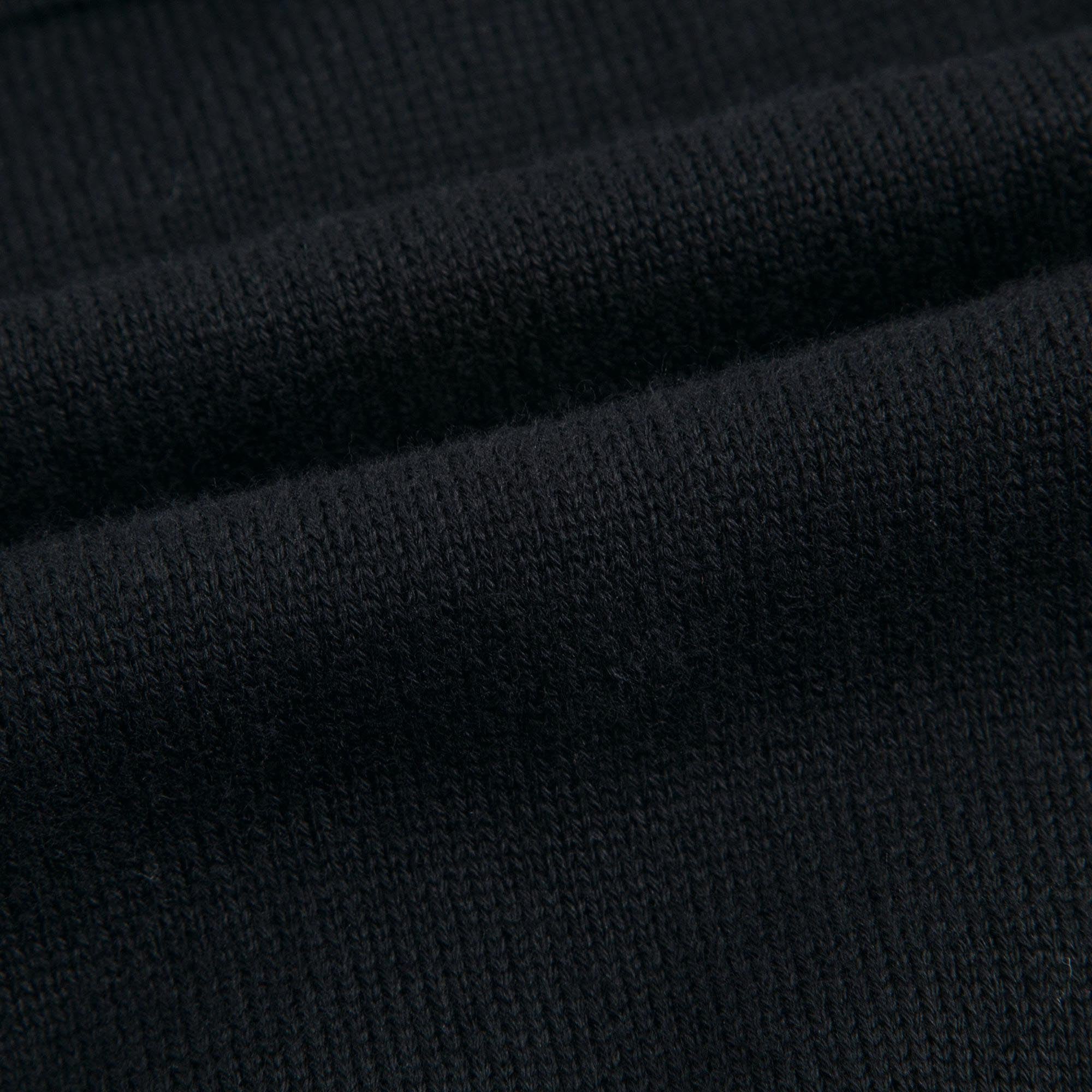 Girls Black Cotton Cardigan
