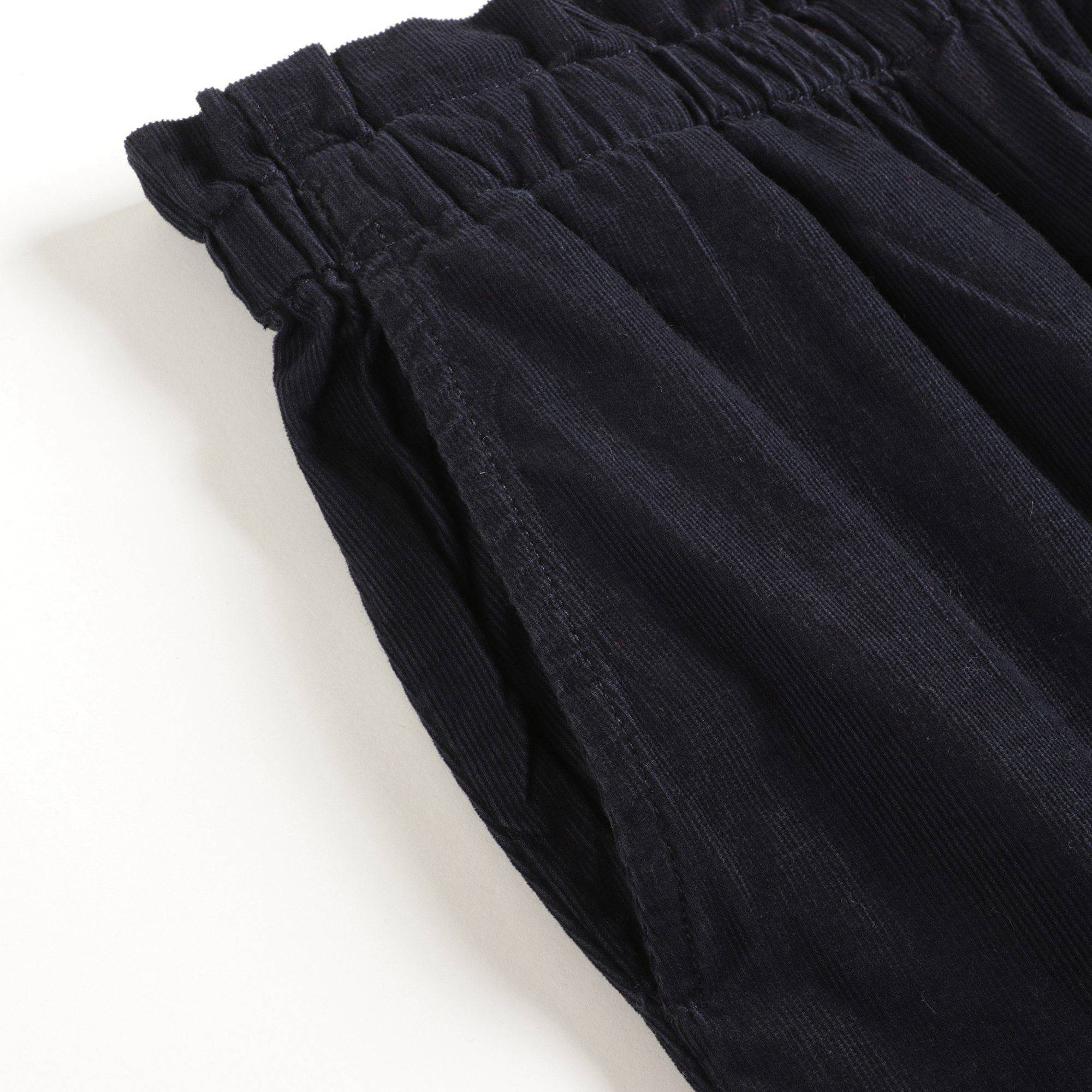 Girls Navy Cotton Pants