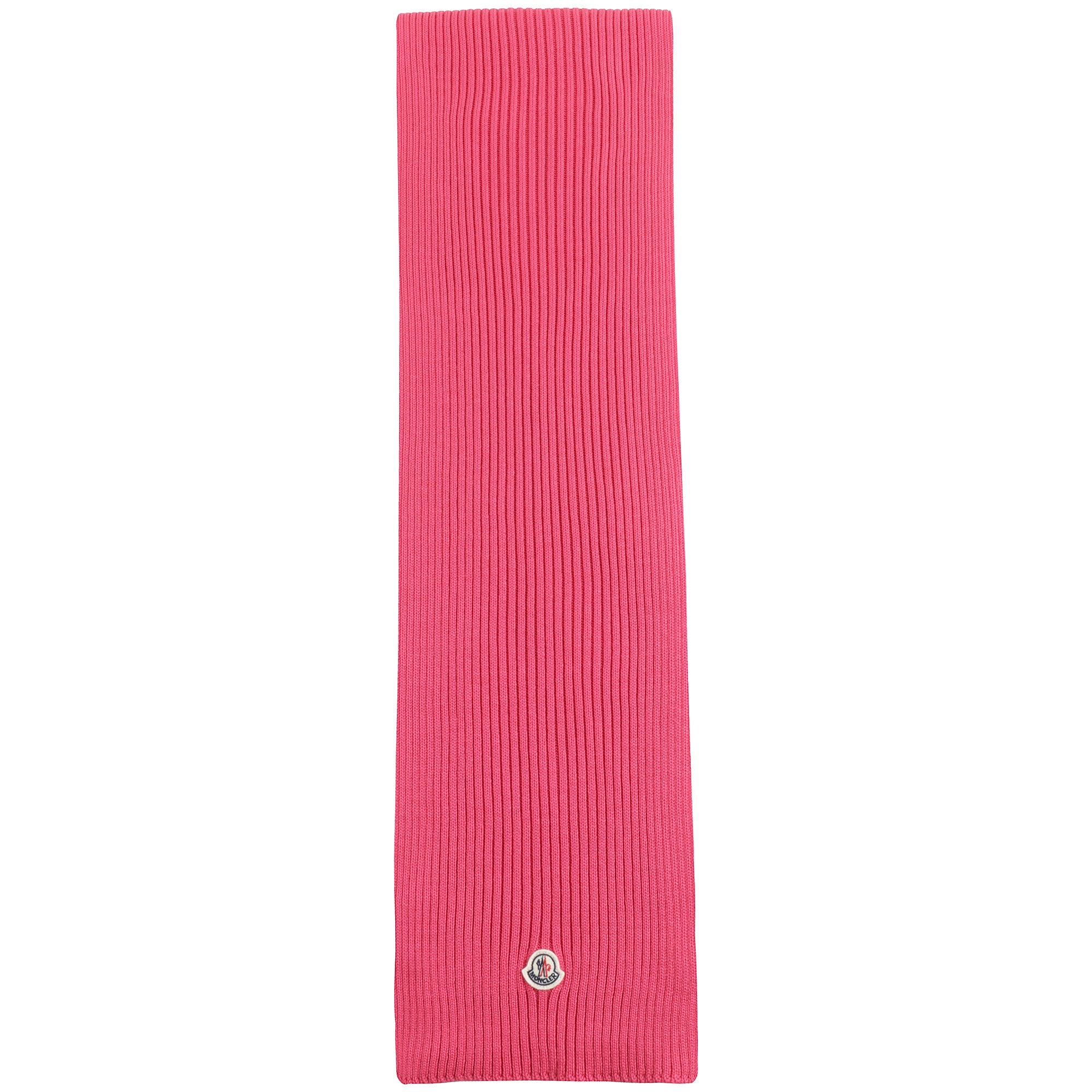 Girls Dark Pink Virgin Wool Hat & Scarf Set