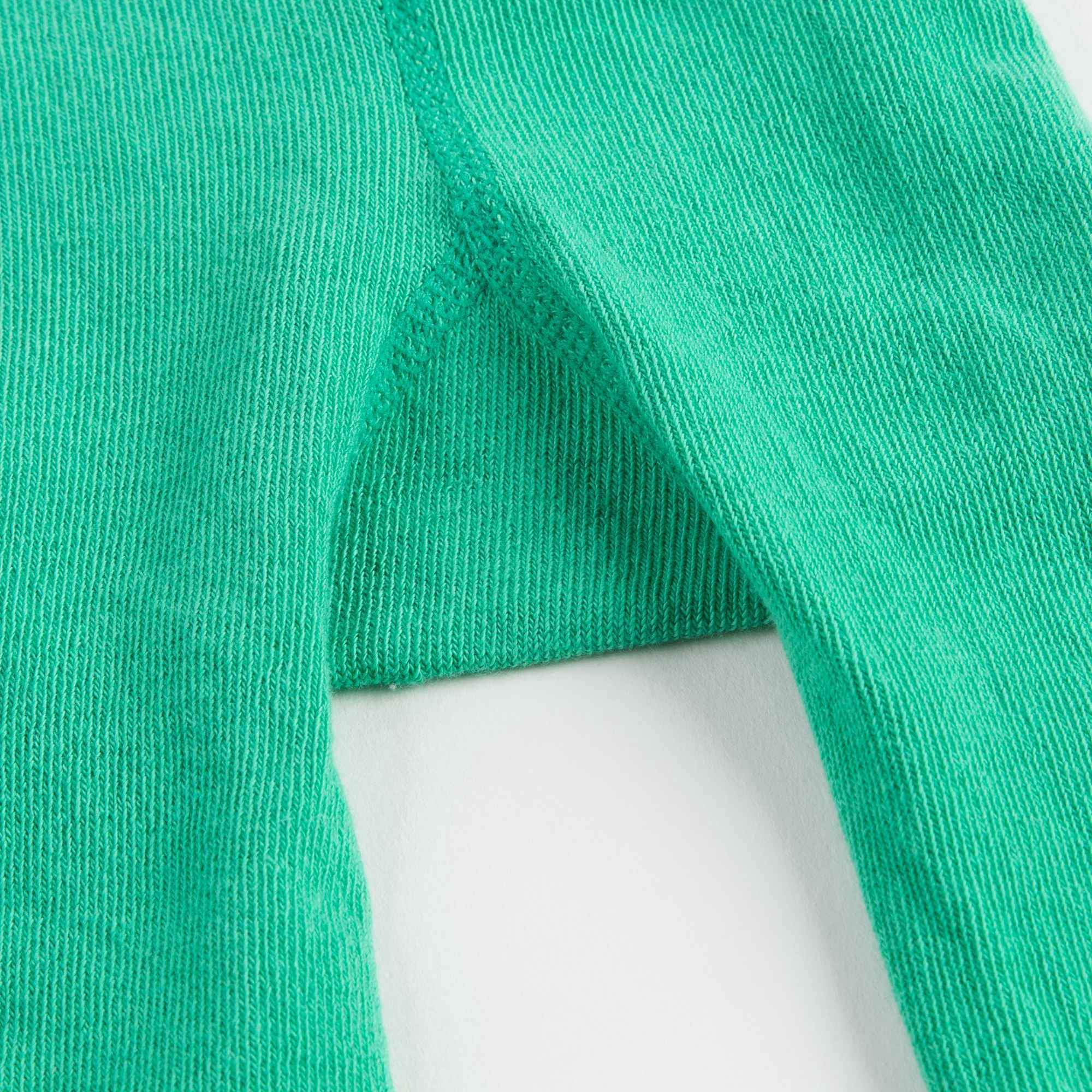 Girls Green Panda Printed Tights