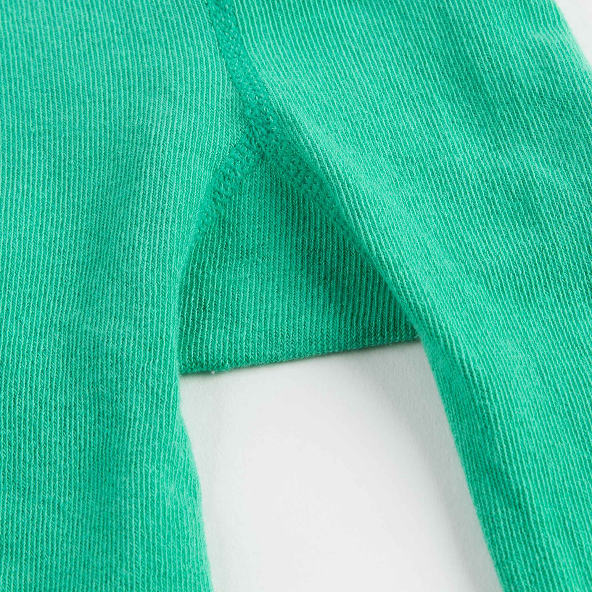 Girls Green Panda Printed Tights