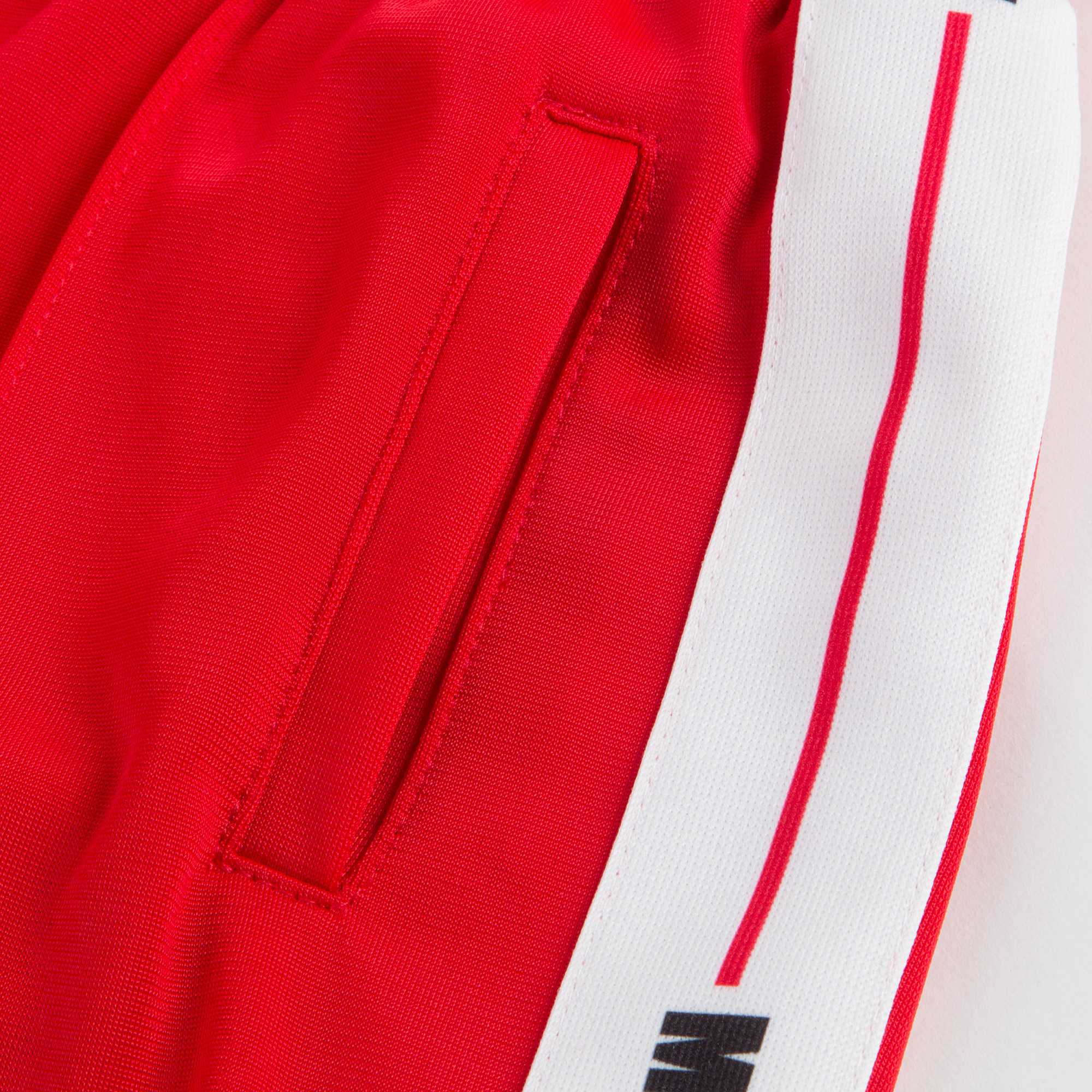 Girls & Boys Red Logo Trousers