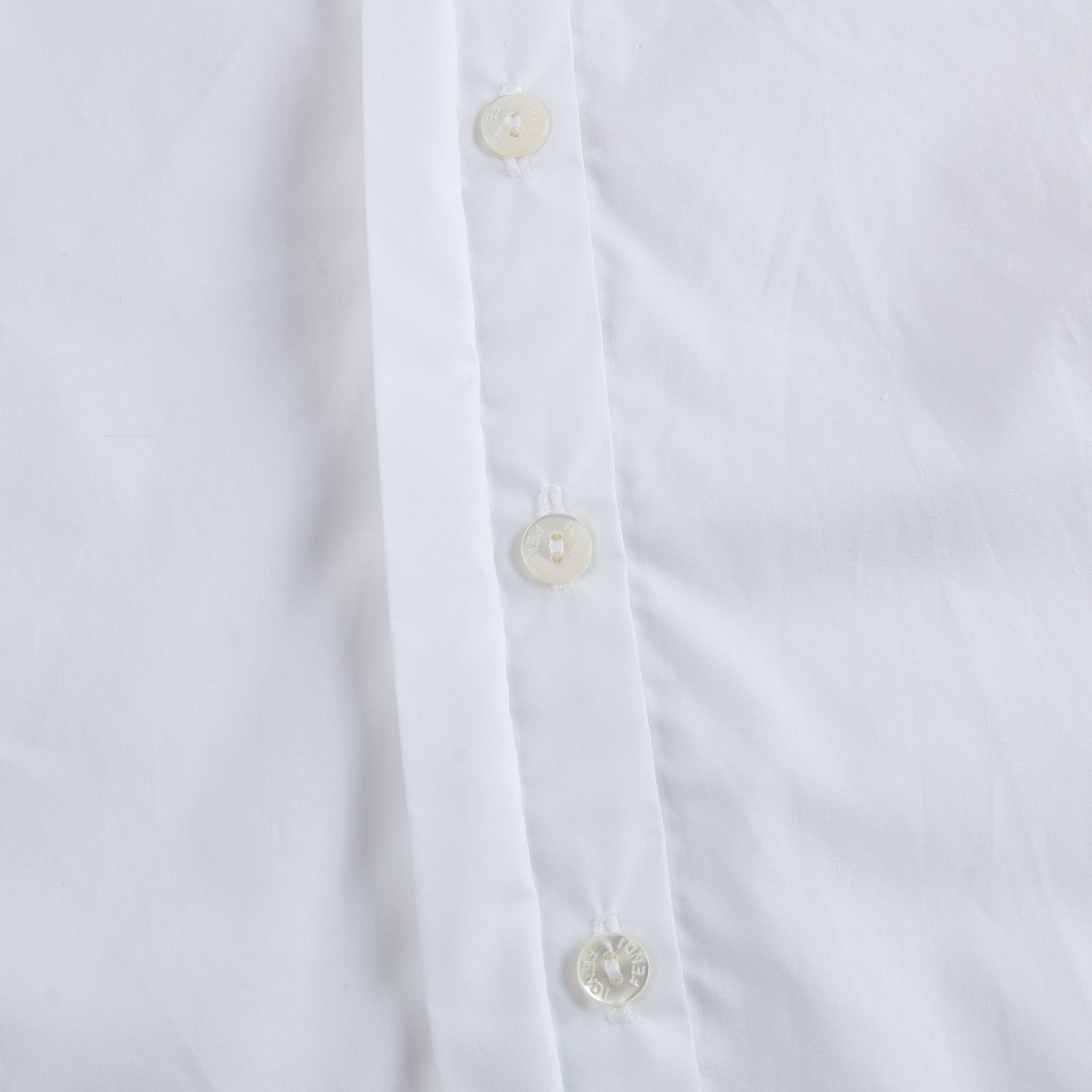 Girls White Ruffled Collar Cotton Blouse - CÉMAROSE | Children's Fashion Store - 5