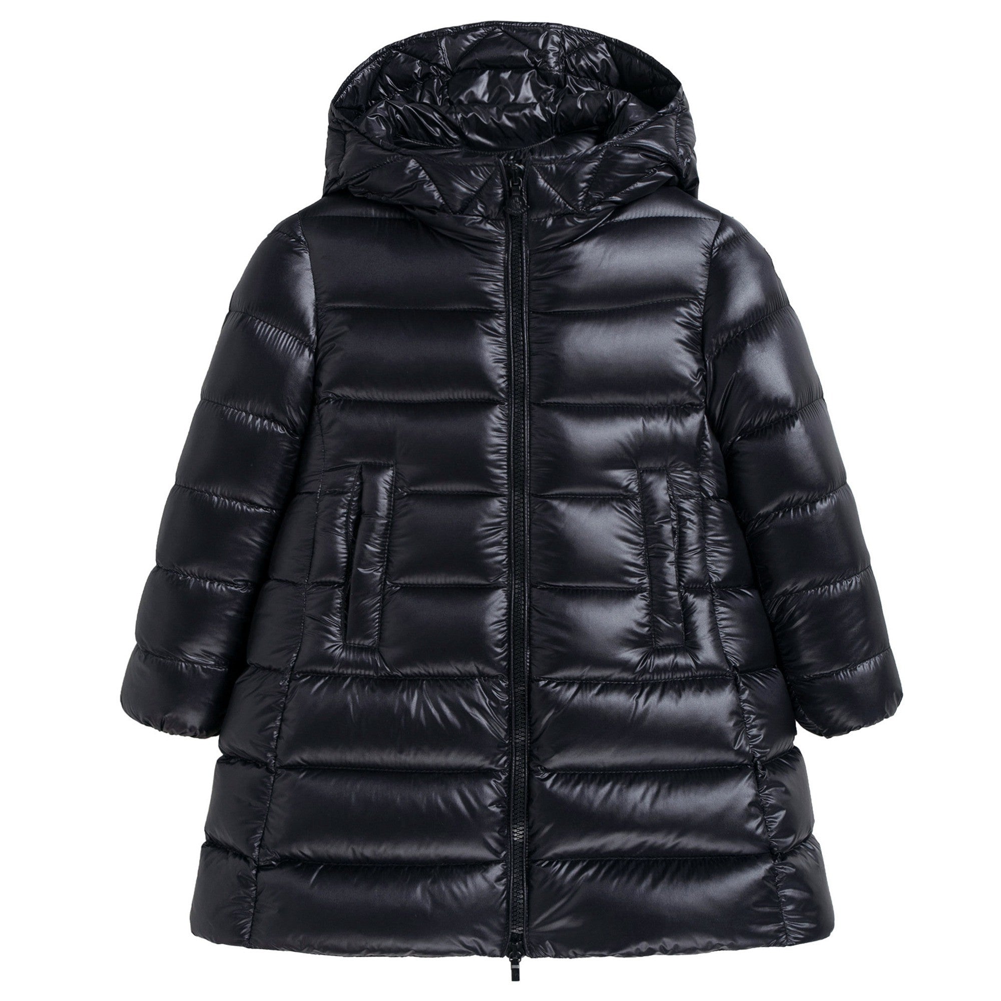 Girls Black 'Suyen' Down Padded Coat