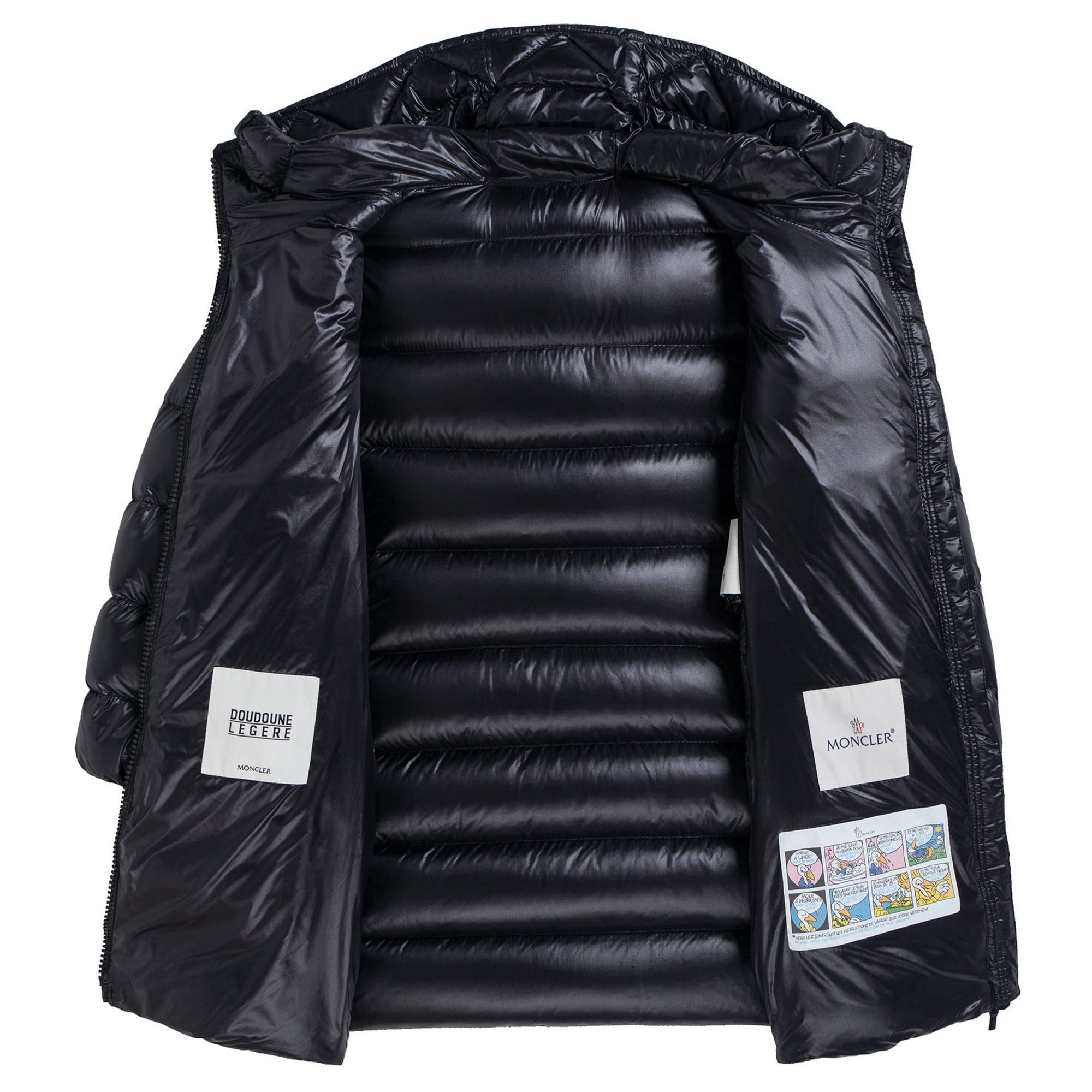 Girls Black 'Suyen' Down Padded Coat