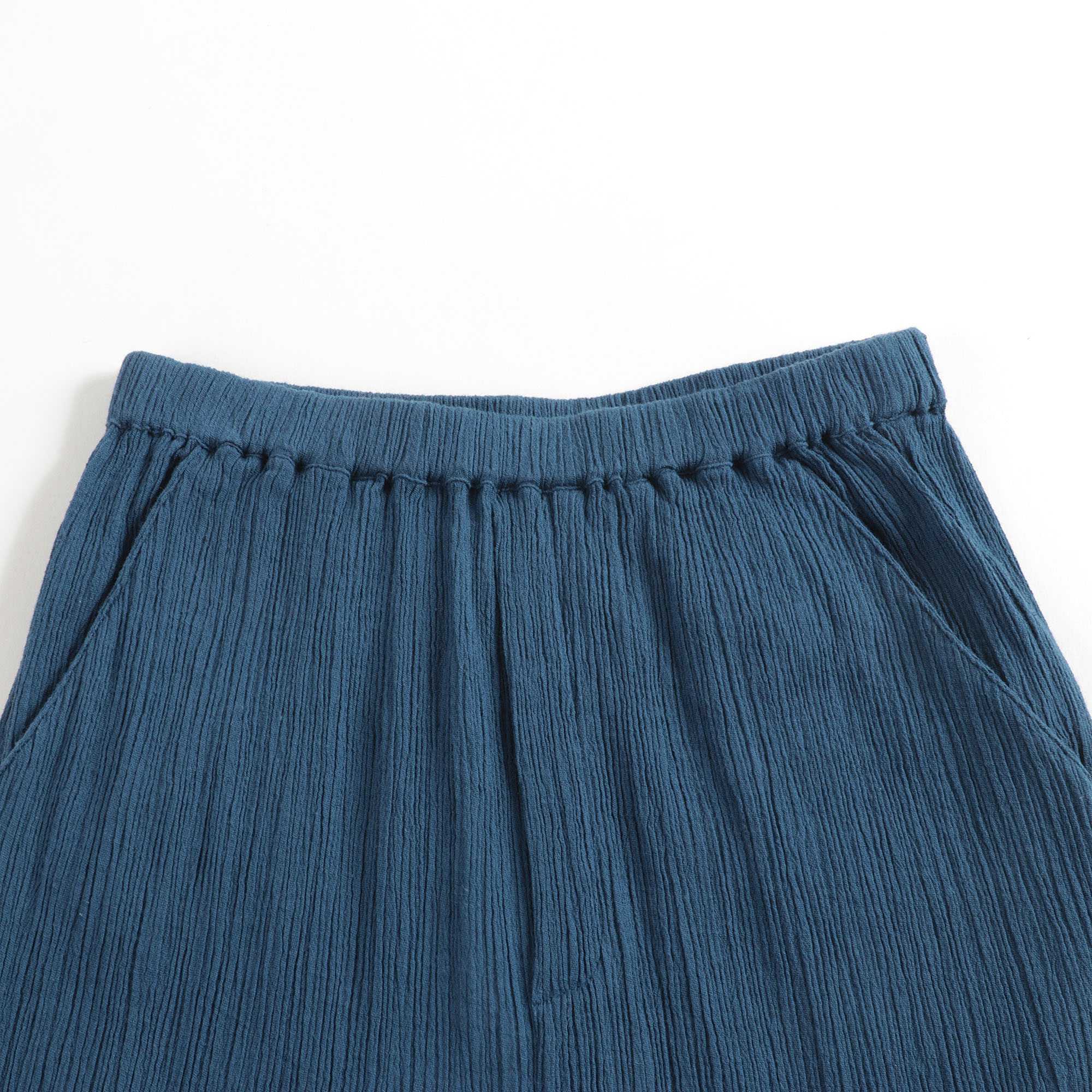 Girls Navy Cotton Trousers