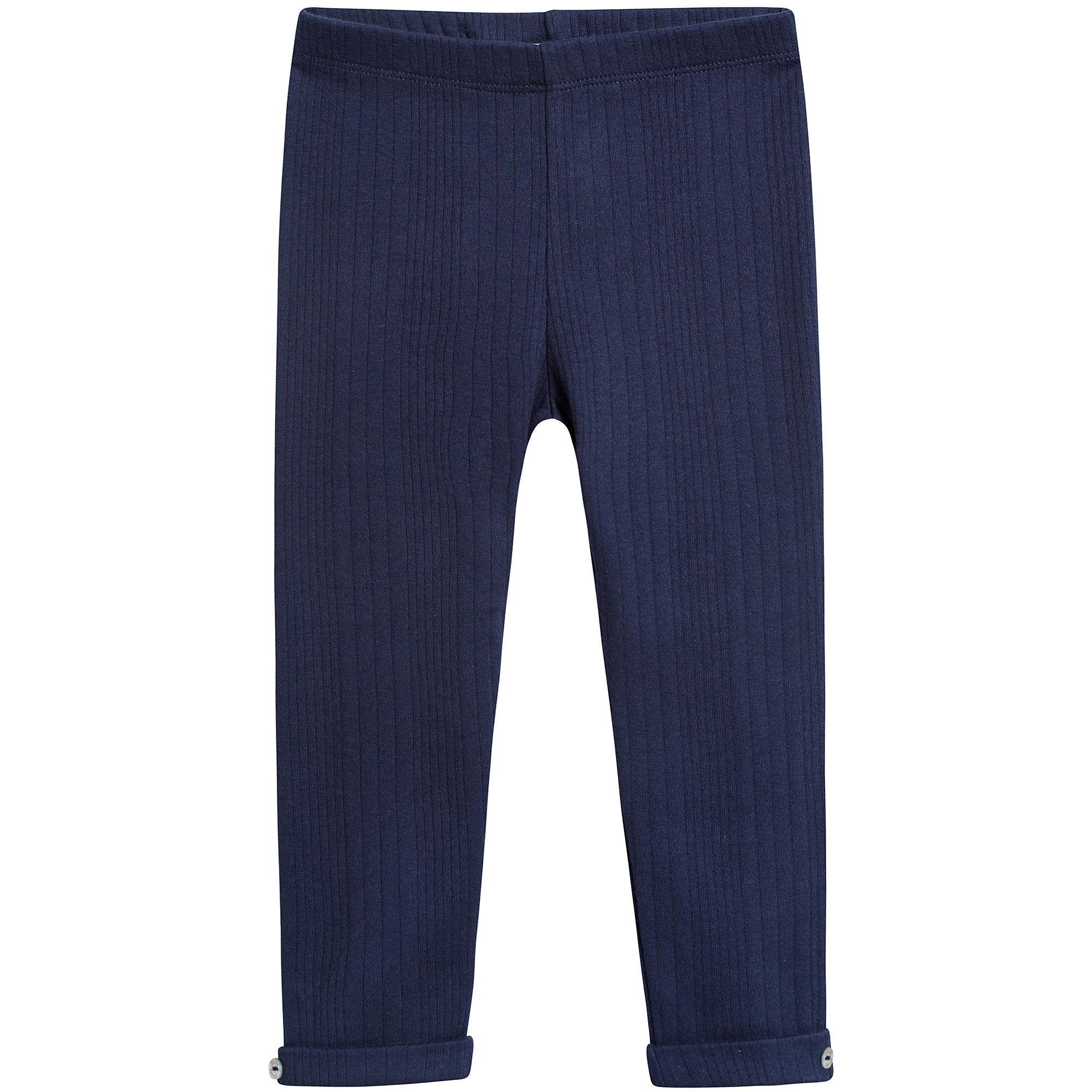 Baby Girls Marine Cotton Leggings