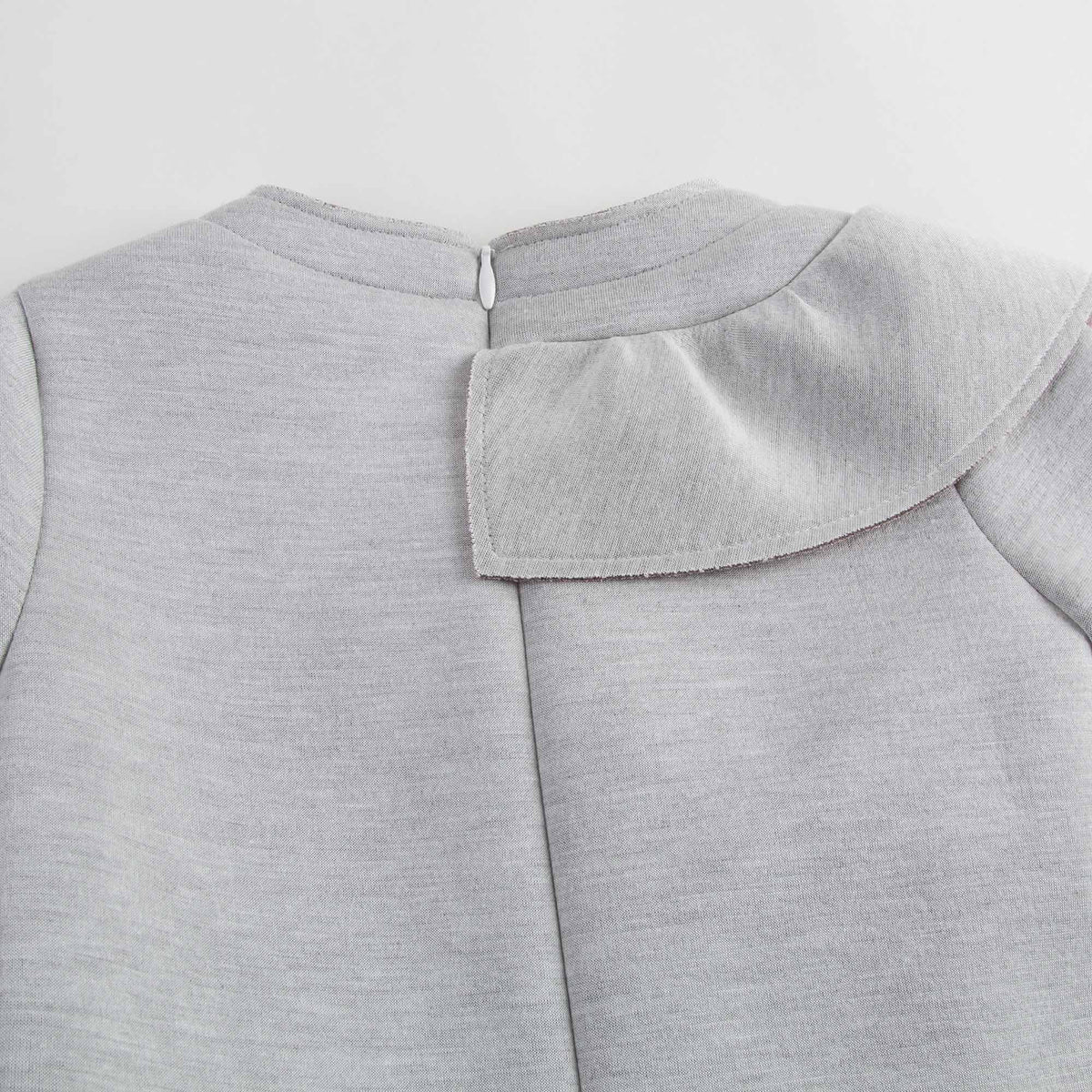 Girls White Modal Ruffle Trims Dress - CÉMAROSE | Children's Fashion Store - 8