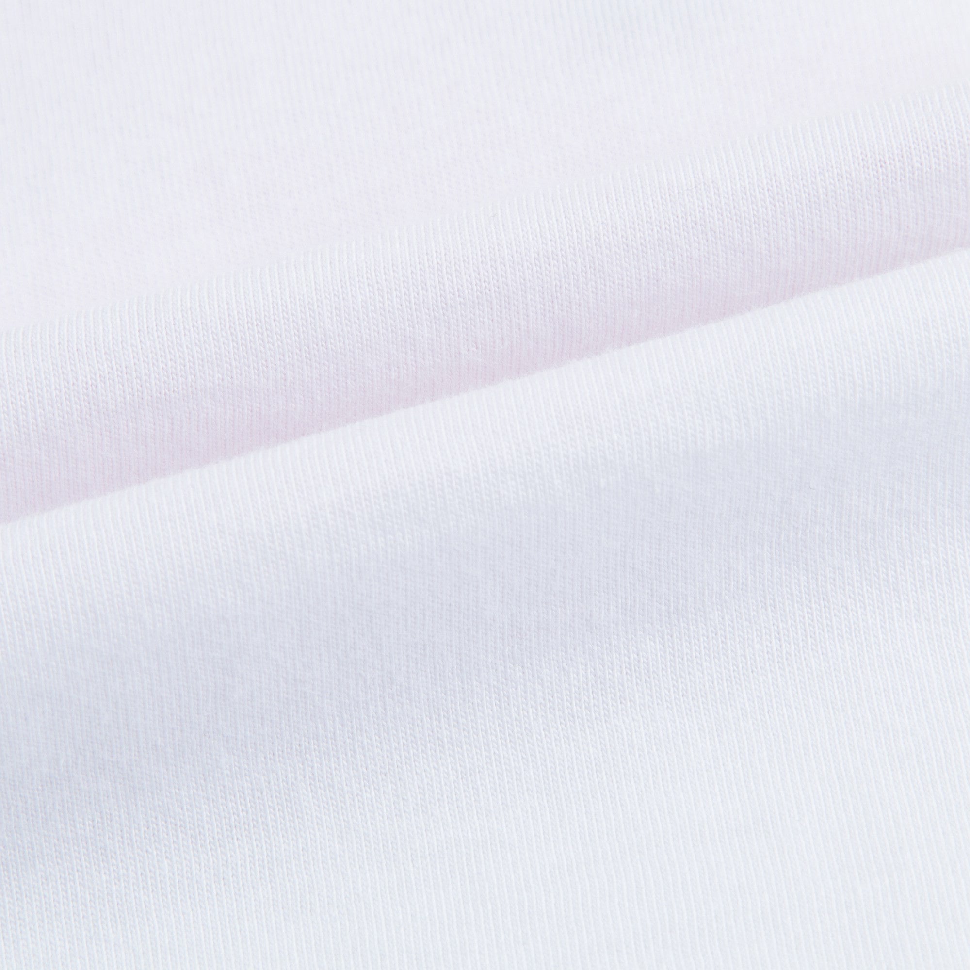 Girls White Cotton T-shirt