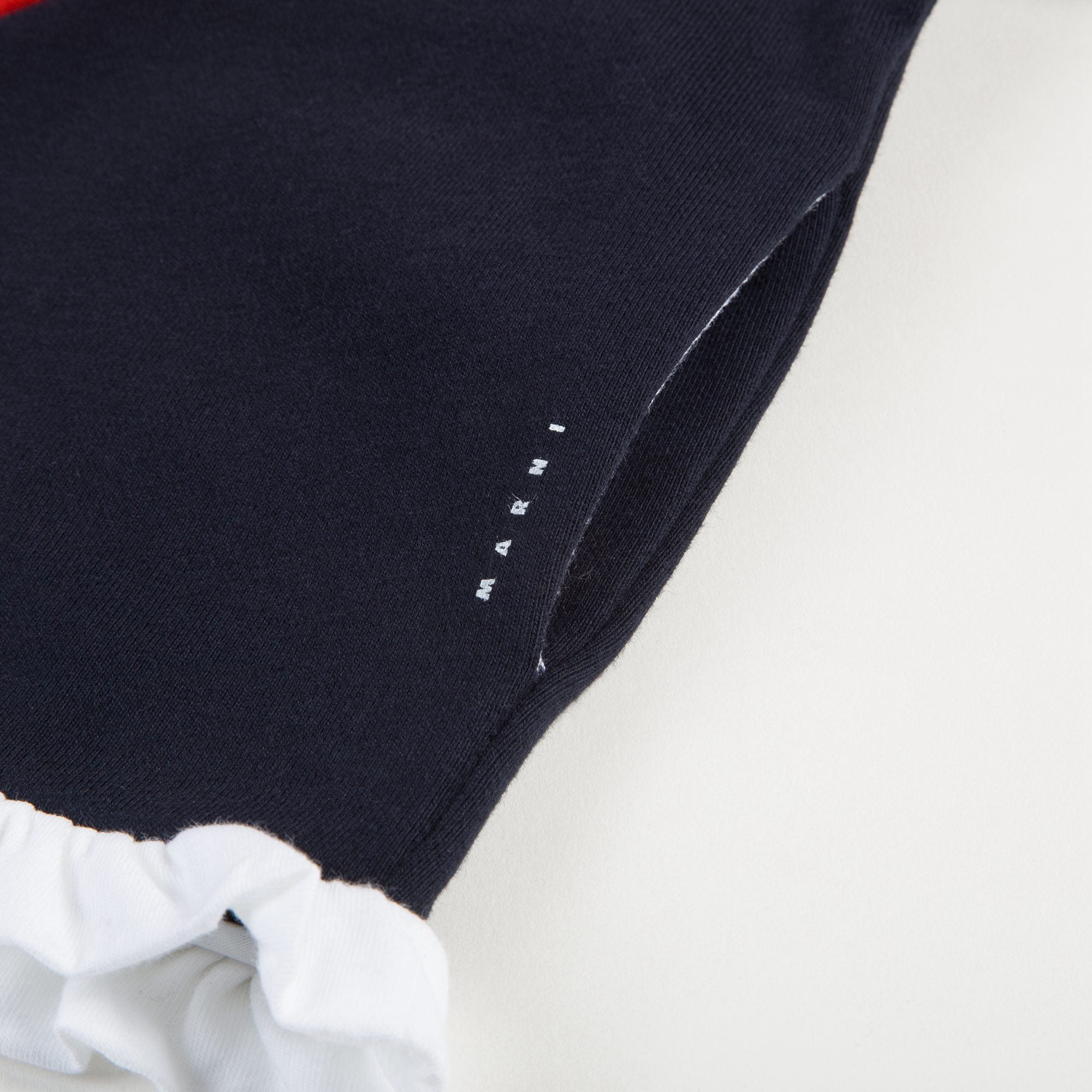 Girls Navy Blue Striped Cotton Cardigan