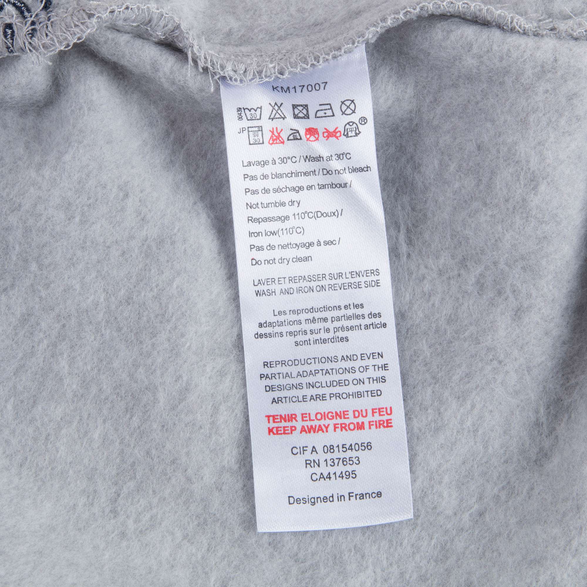 Baby Girls Marl Grey Cotton Cardigan