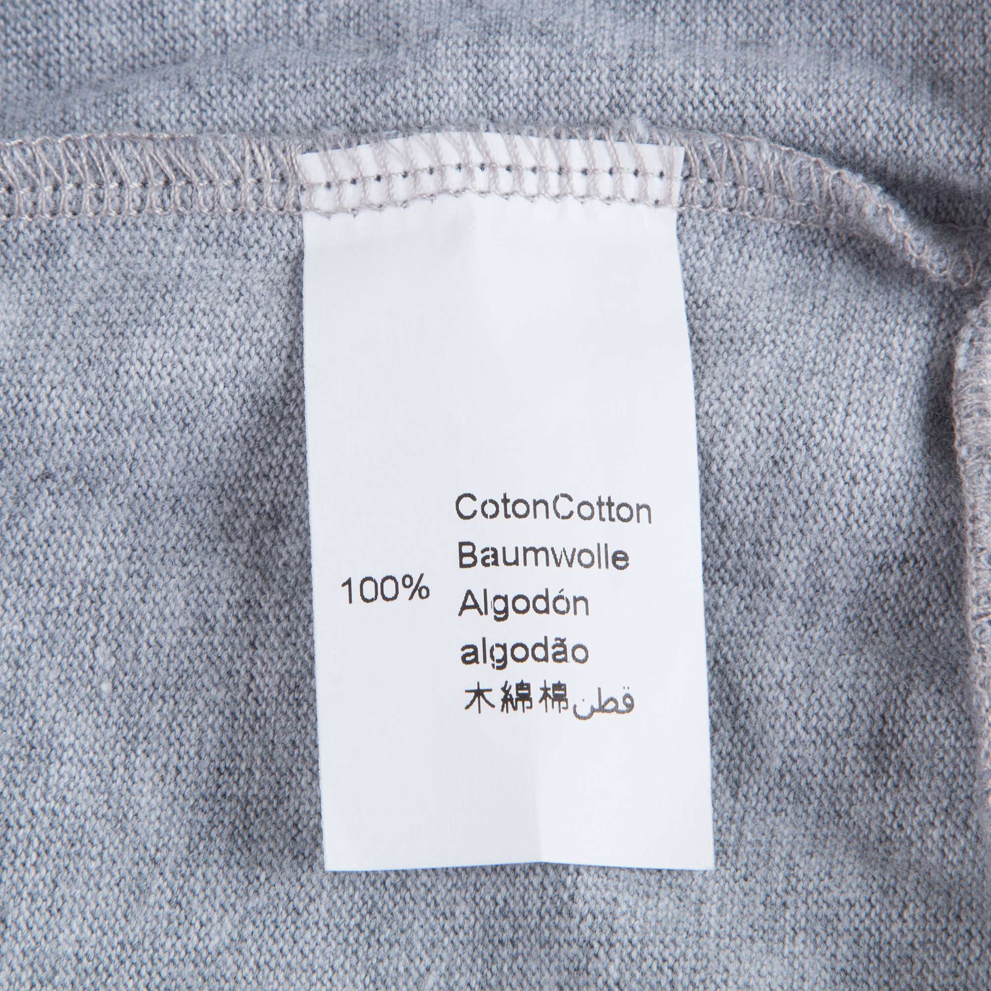 Baby Girls Marl Grey Cotton Cardigan