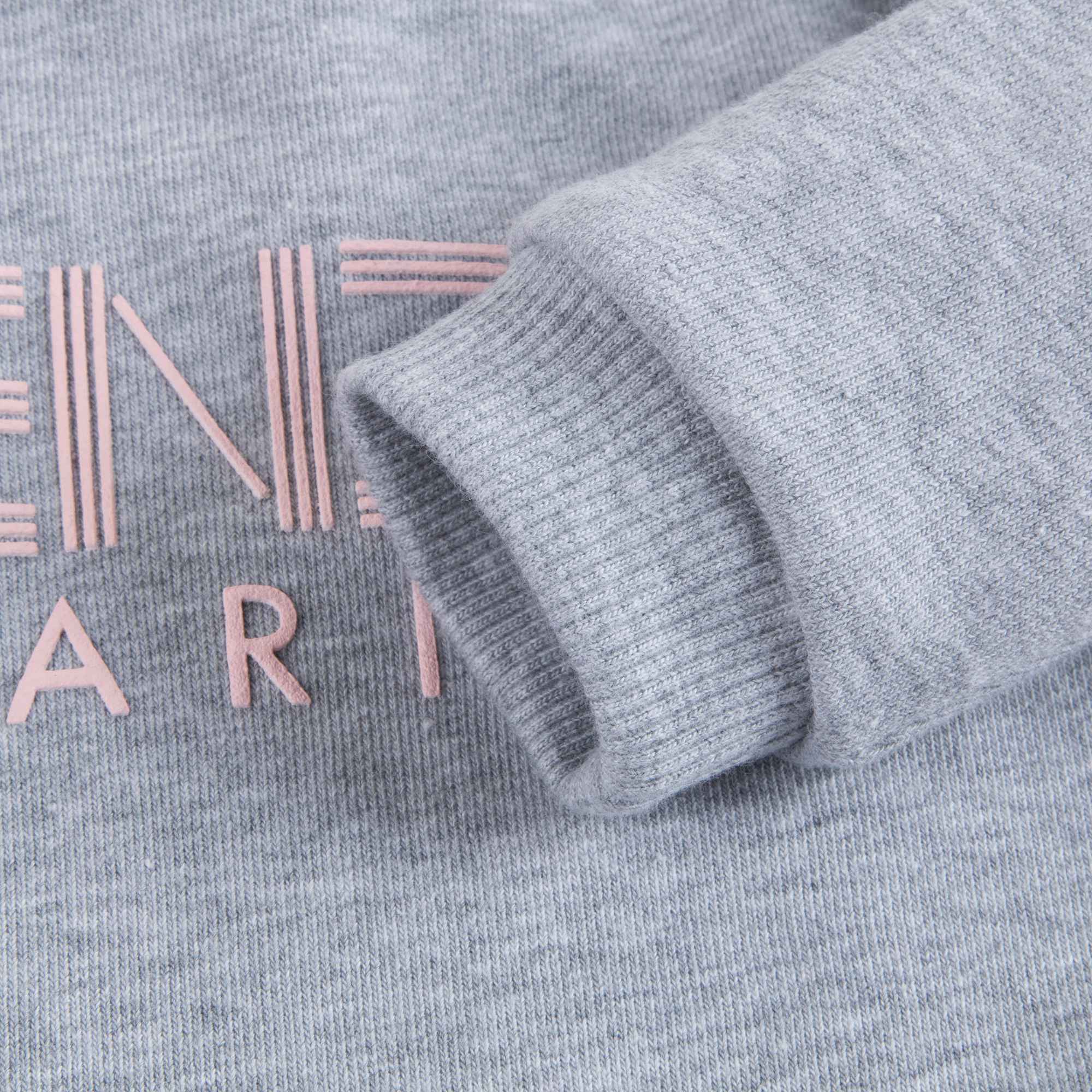 Baby Girls Marl Grey Cotton Sweatshirt