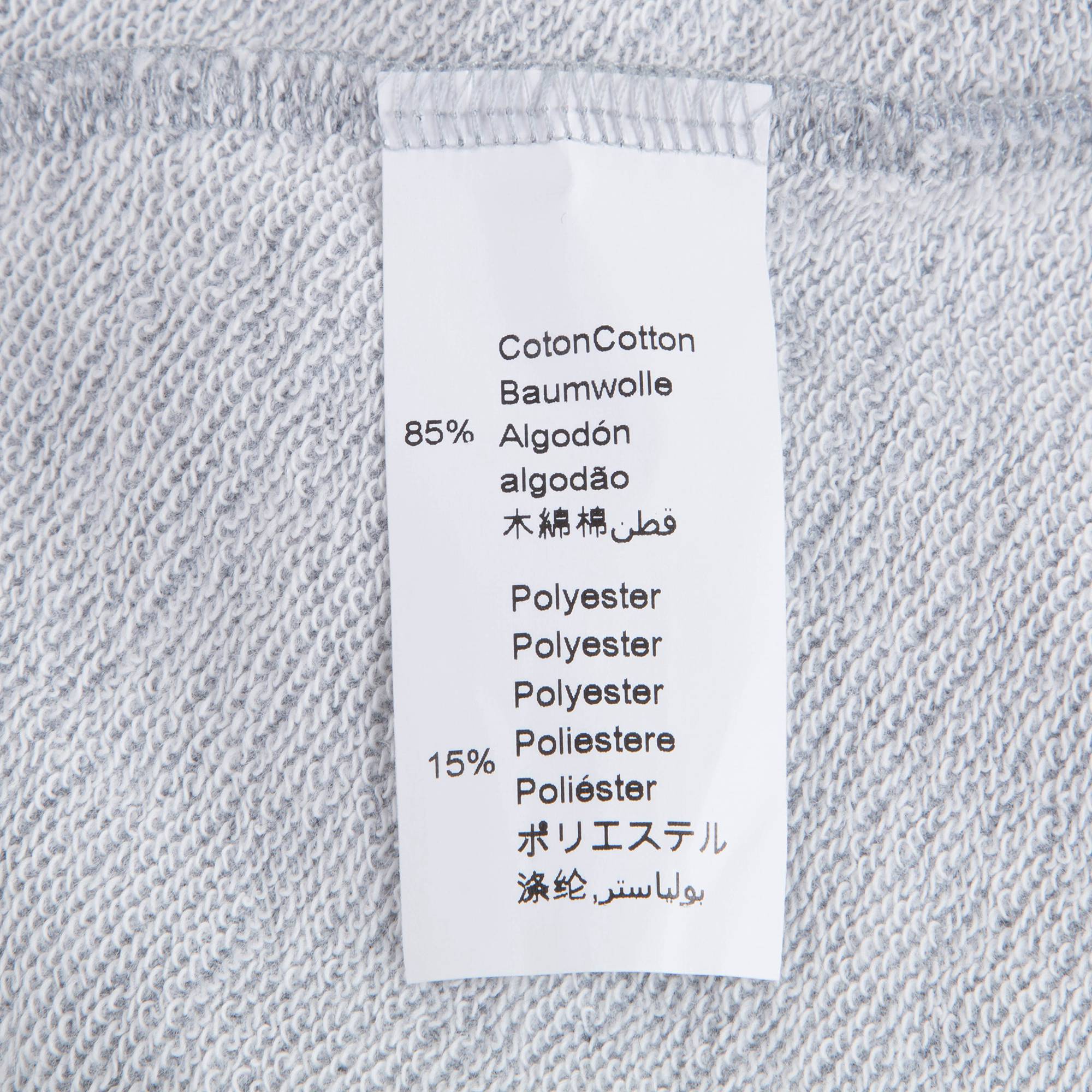 Baby Girls Marl Grey Cotton Sweatshirt