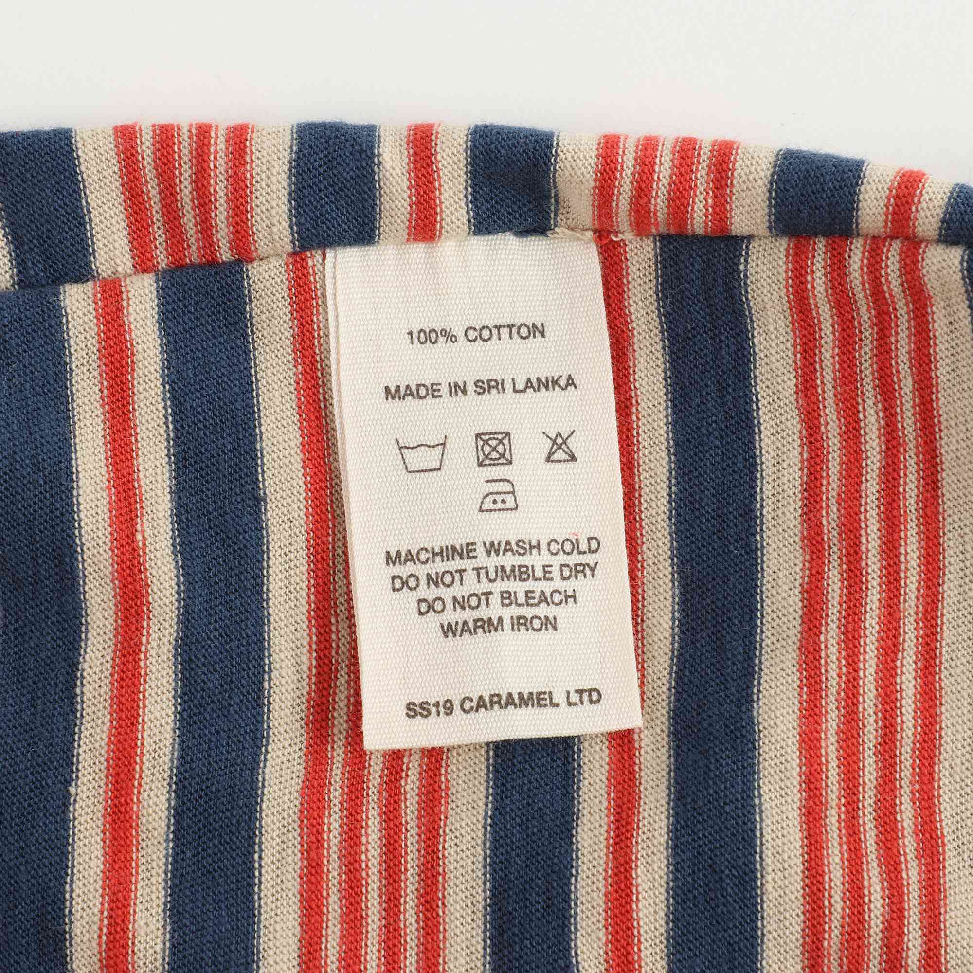 Baby Red Stripe Cotton Babysuit