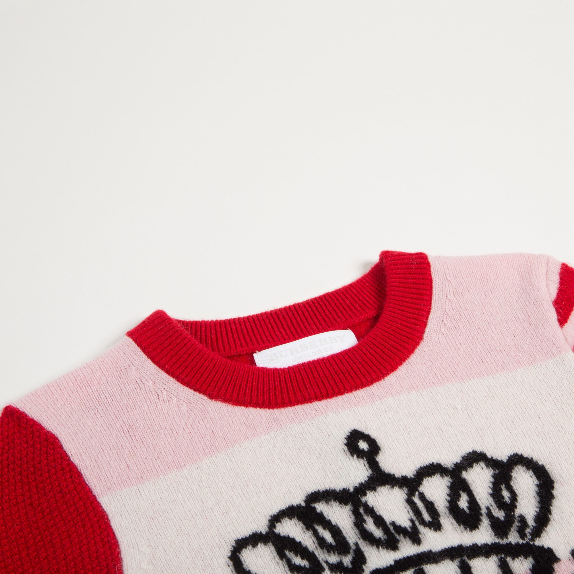 Girls Natural White Knits Cashmere Sweater