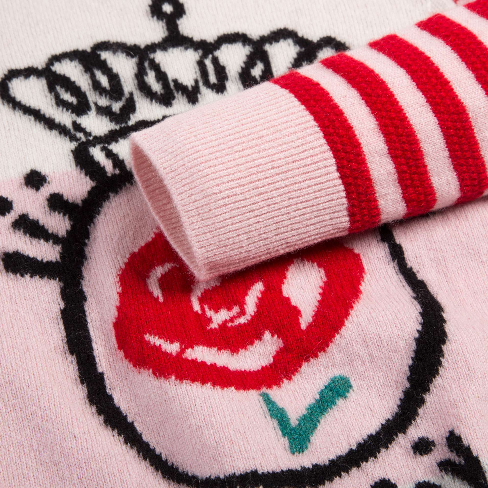 Girls Natural White Knits Cashmere Sweater