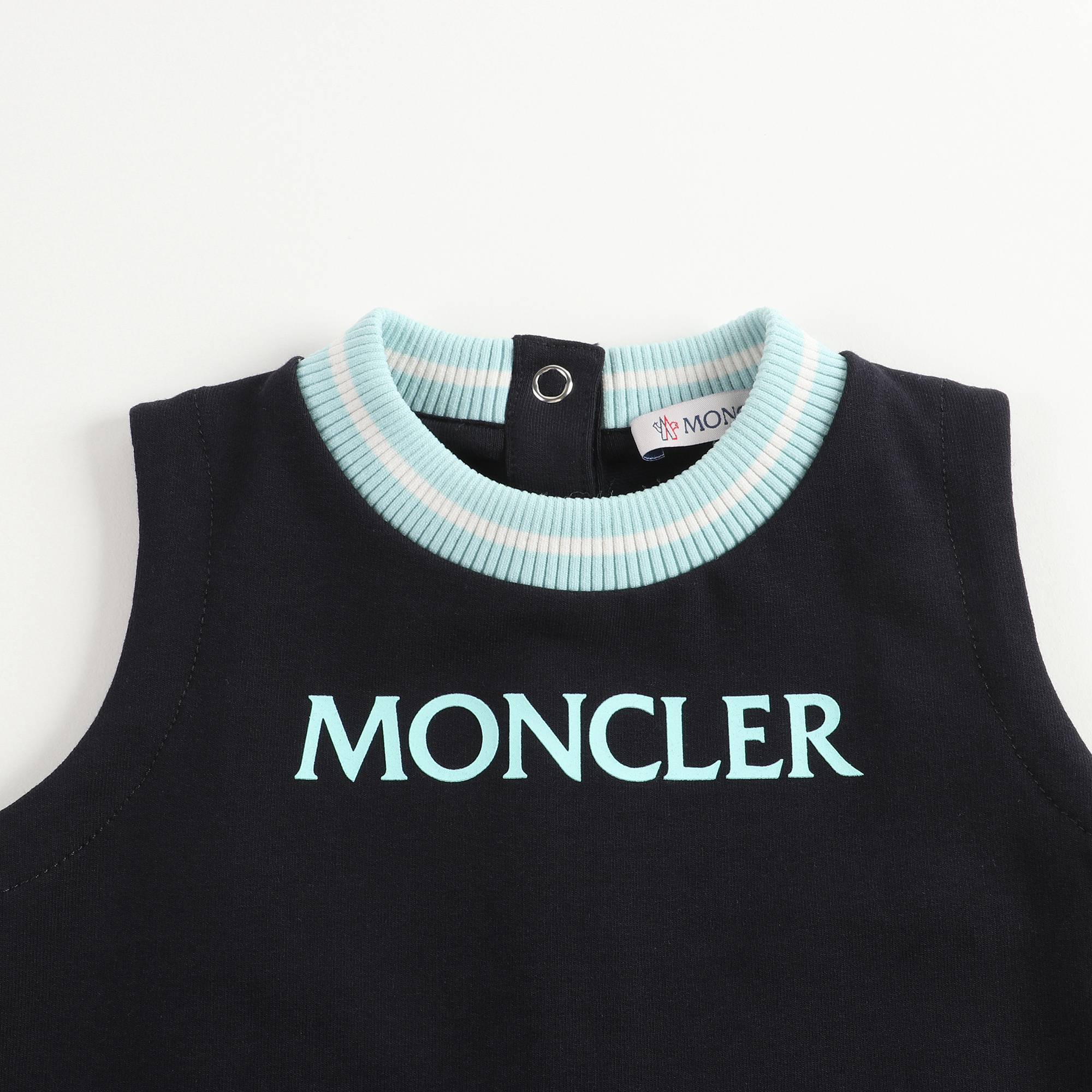 Baby Girls Black Logo Dress