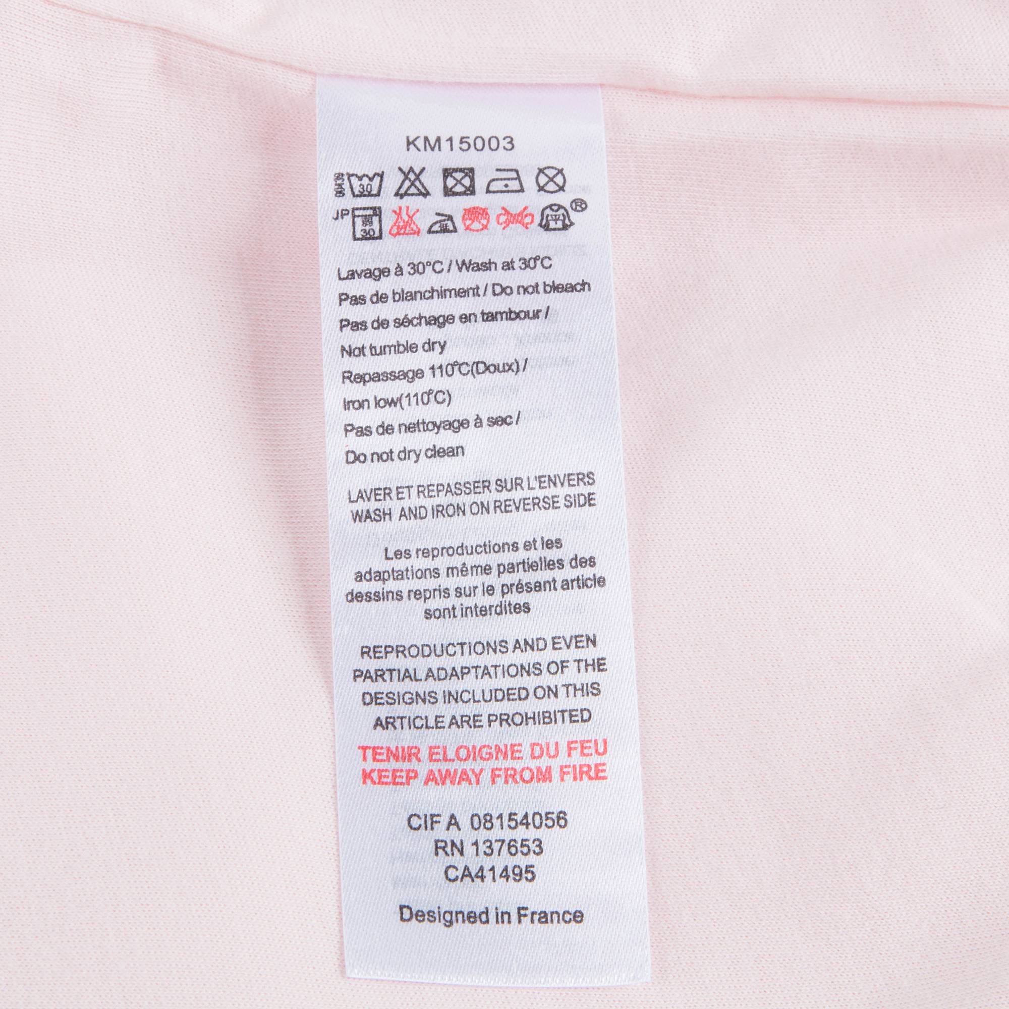 Baby Girls Light Pink Cotton Sweatshirt