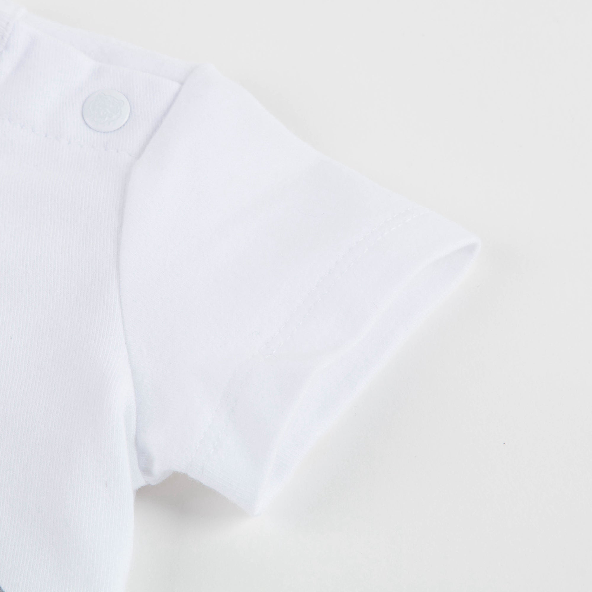 Baby Girls White Tiger Cotton T-shirt