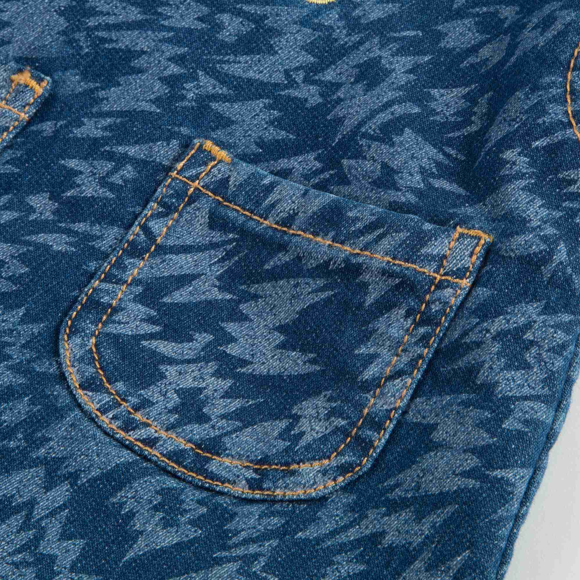 Baby Girls Middle Indigo Dress