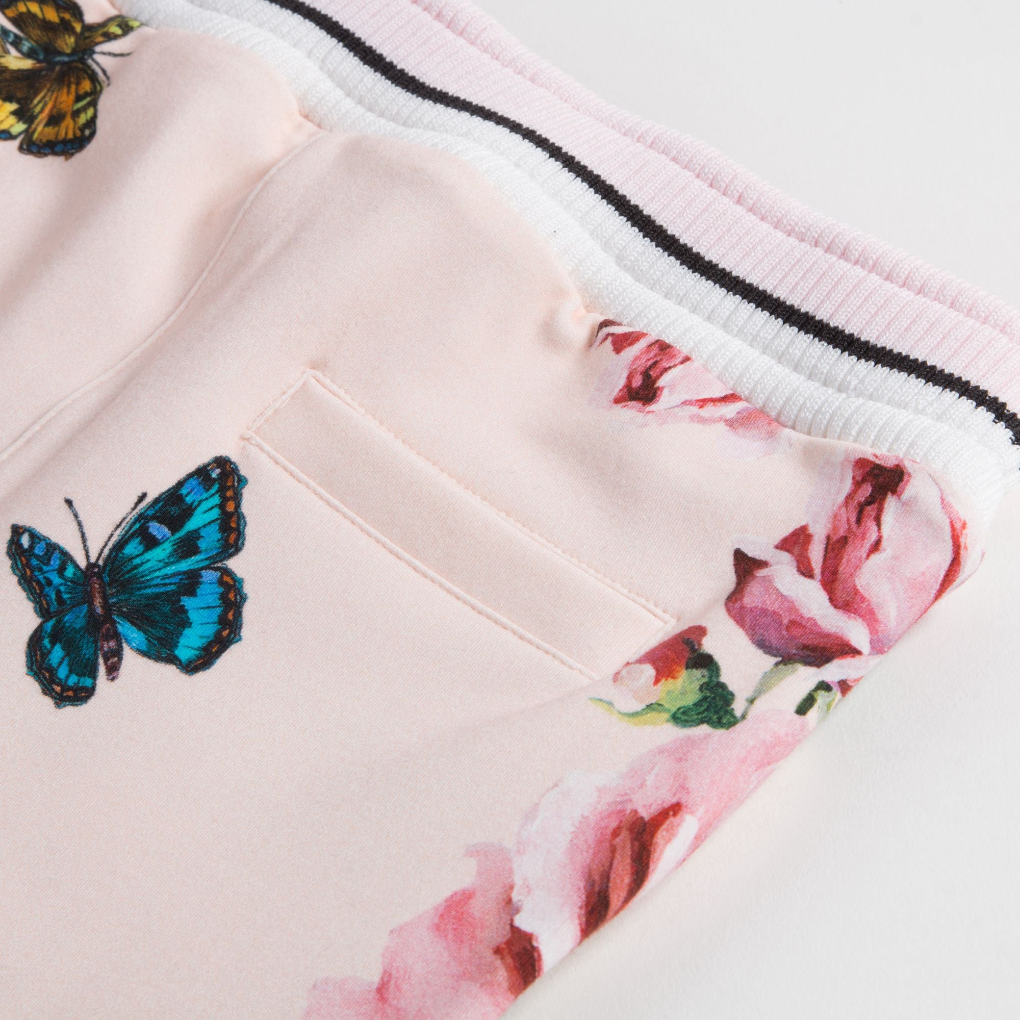 Baby Girls Beige Rose Trousers