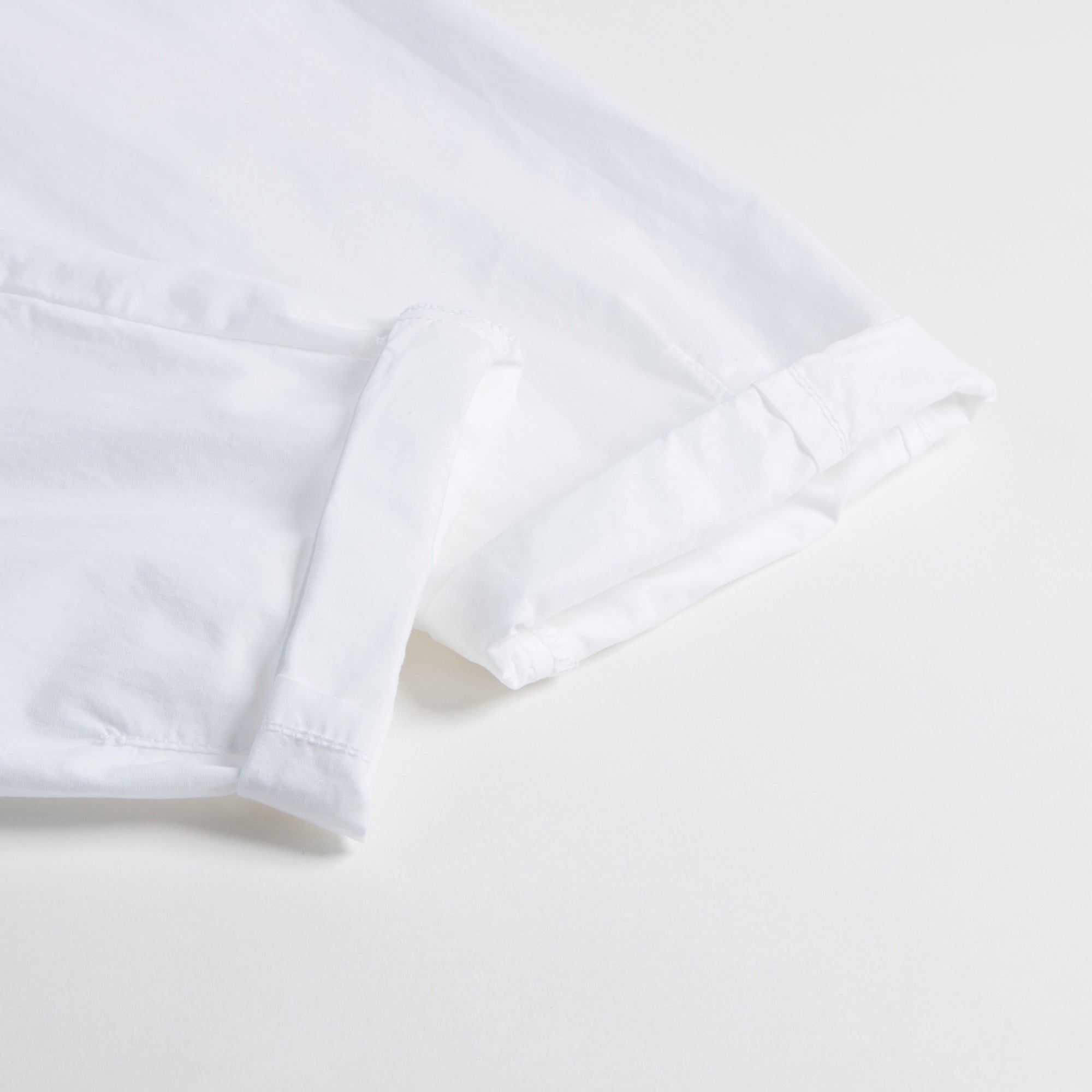 Girls White Cotton Trousers