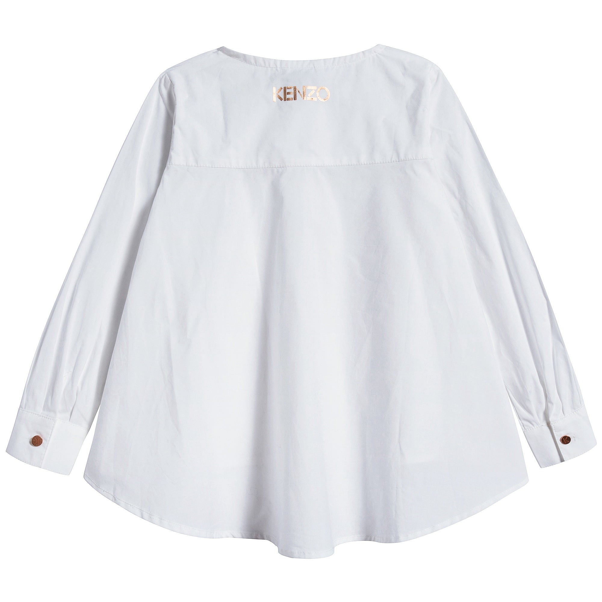 Girls Black & White Cotton Sweater